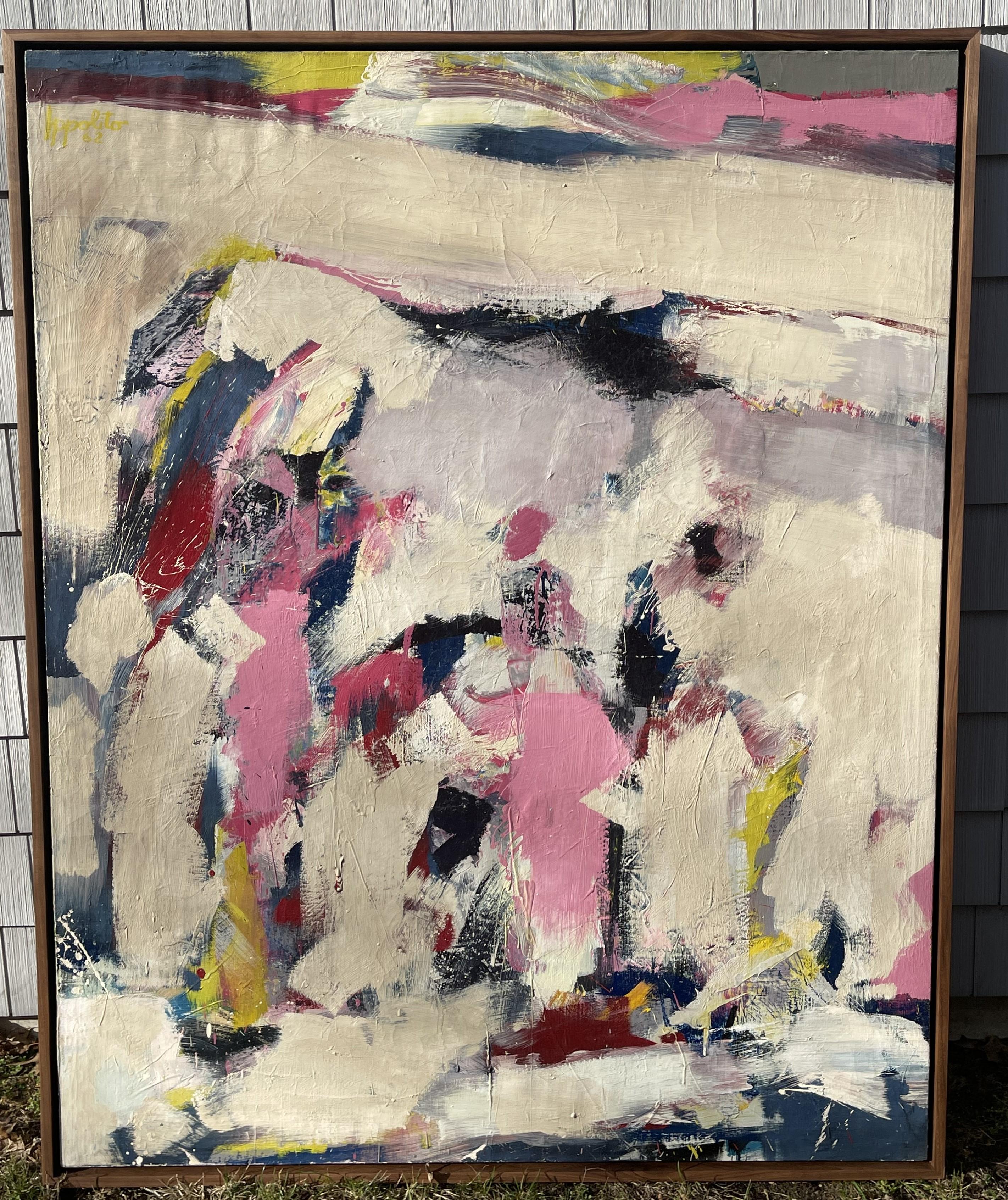 Jon's Christmas - Abstract Expressionist Painting by Angelo Ippolito