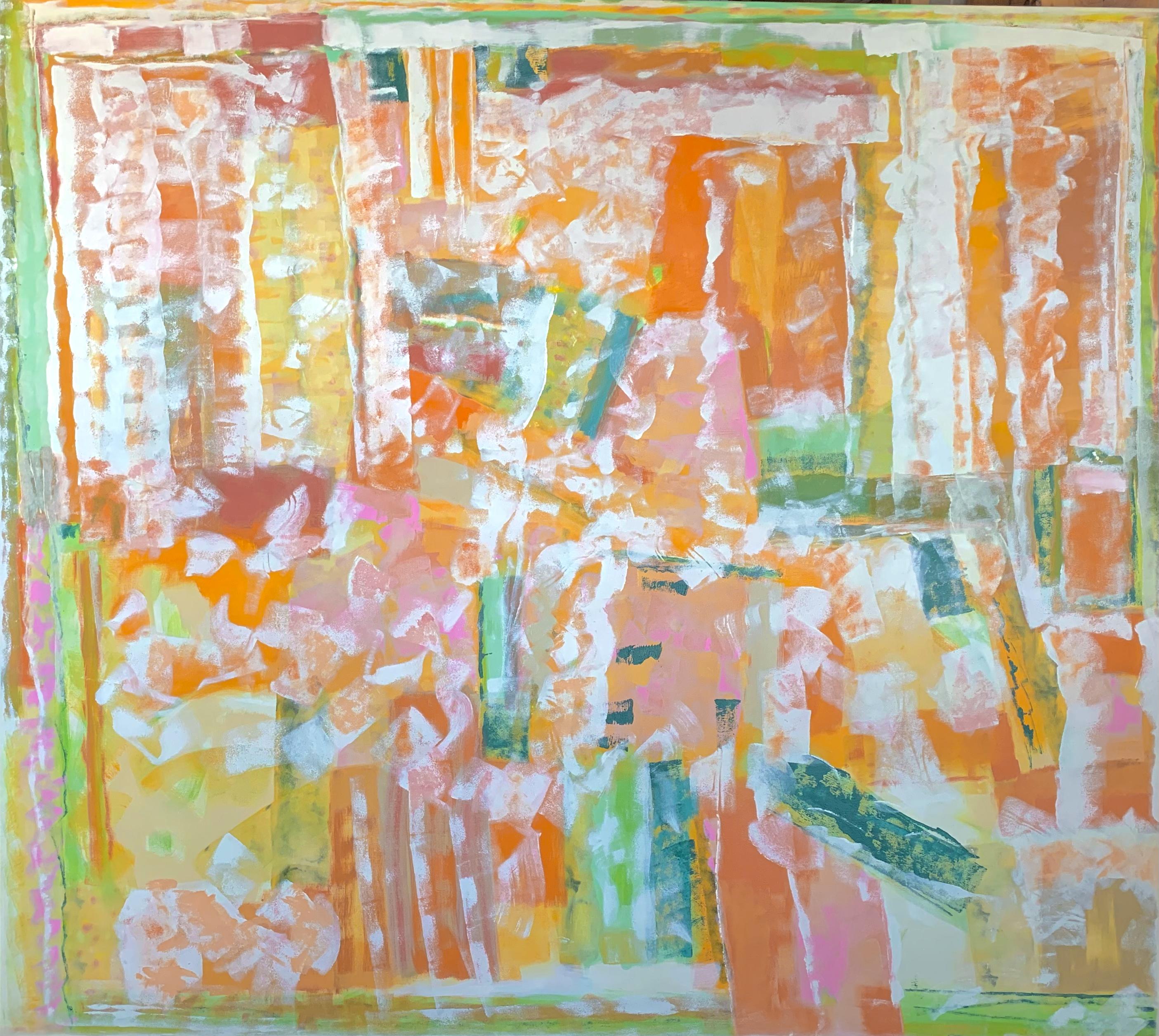 Angelo Ippolito Abstract Painting - Tangerine