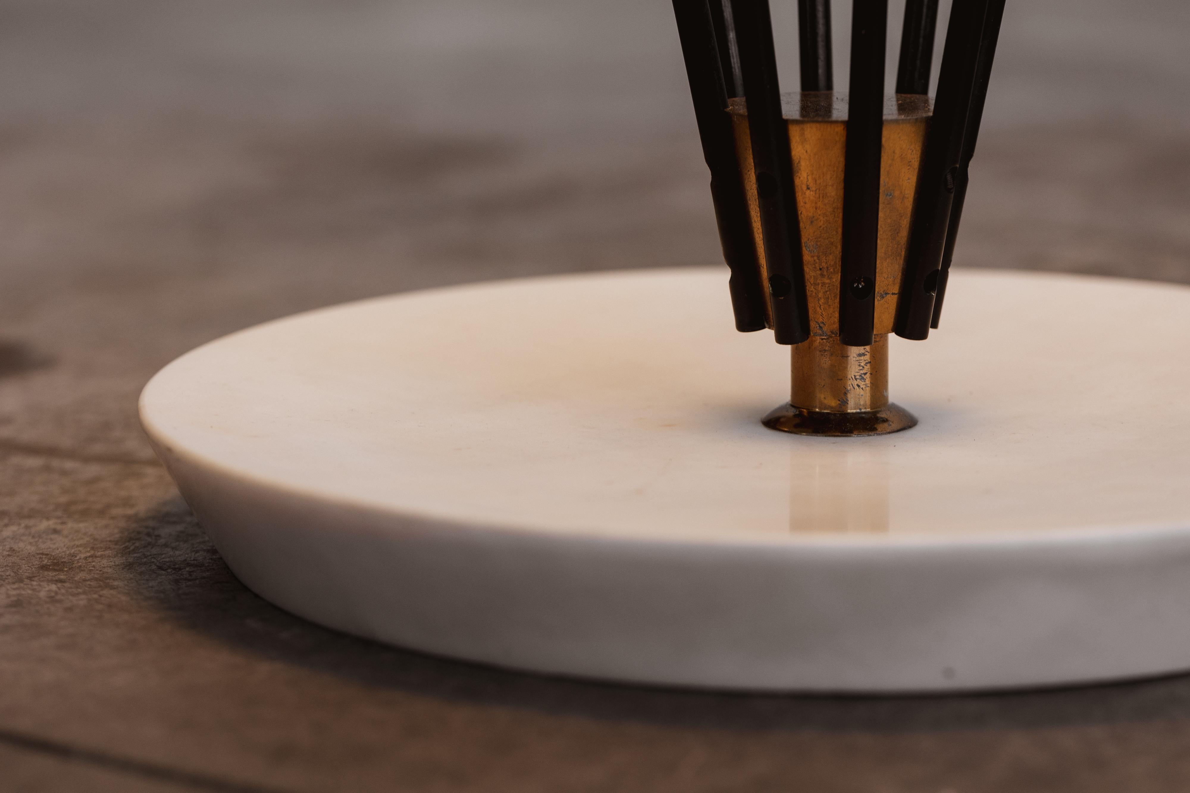 Mid-20th Century Angelo Lelii 12628 “Siluro” Floor Lamp for Arredoluce, Italy, 1957 For Sale