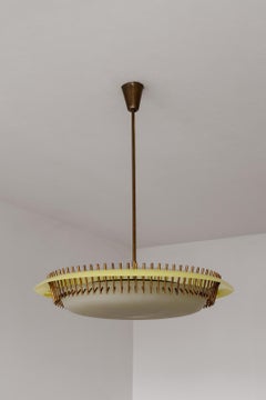 Angelo Lelii "12697" Lampe de plafond pour Arredoluce, 1958
