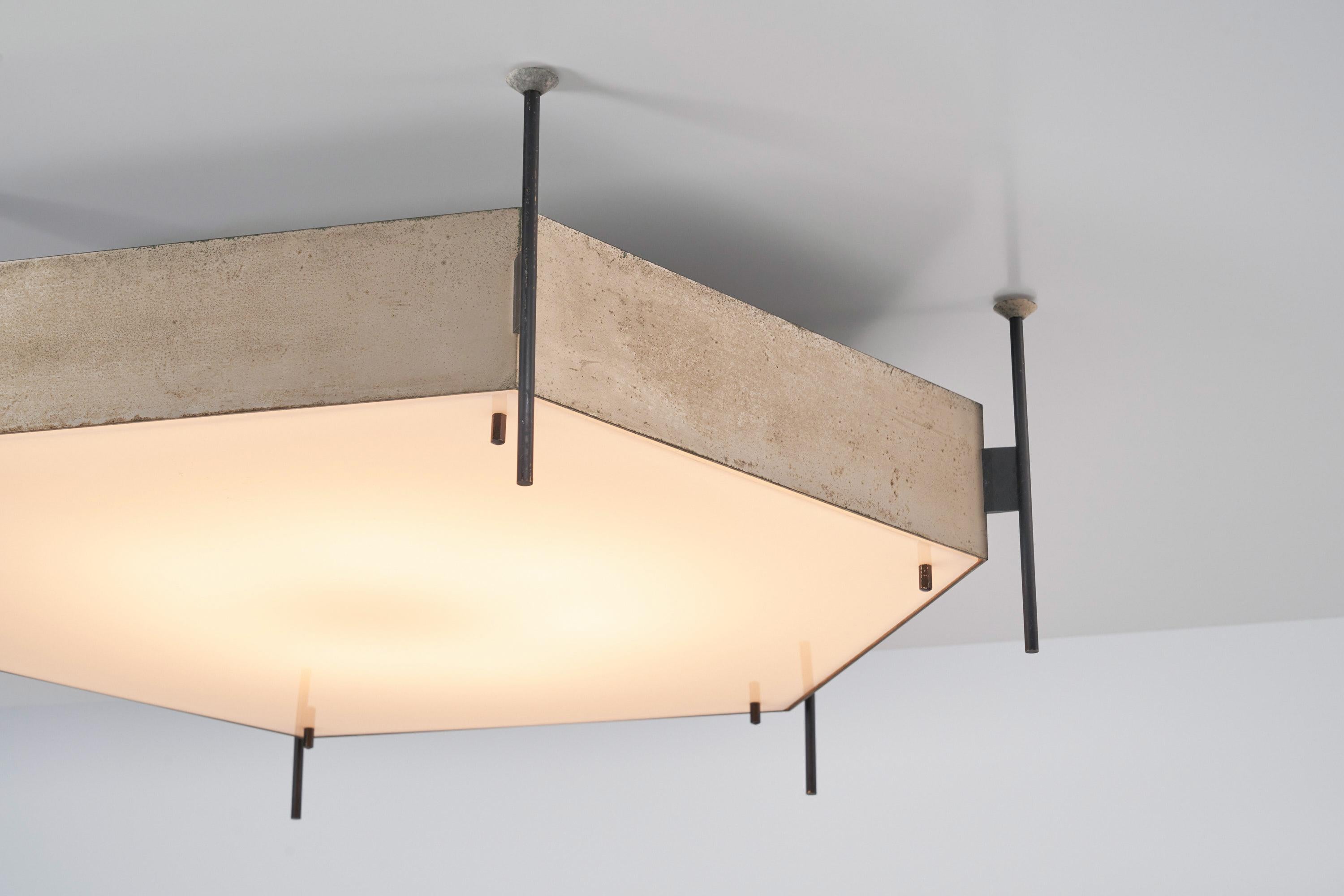Angelo Lelii 12712 ceiling lamps Arredoluce Italy 1958 For Sale 5