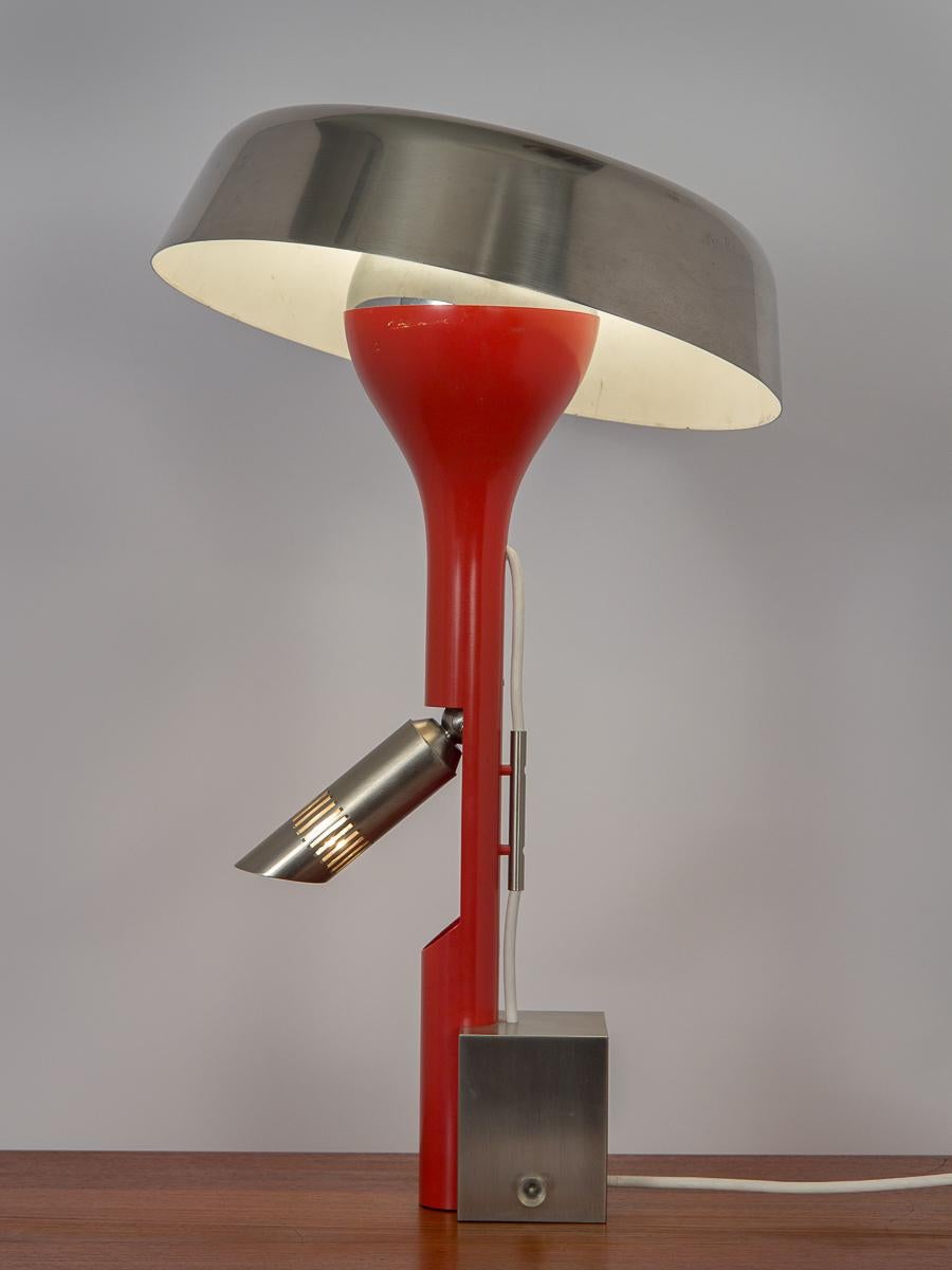 Angelo Lelii Verstellbare Tischlampe (Moderne der Mitte des Jahrhunderts) im Angebot