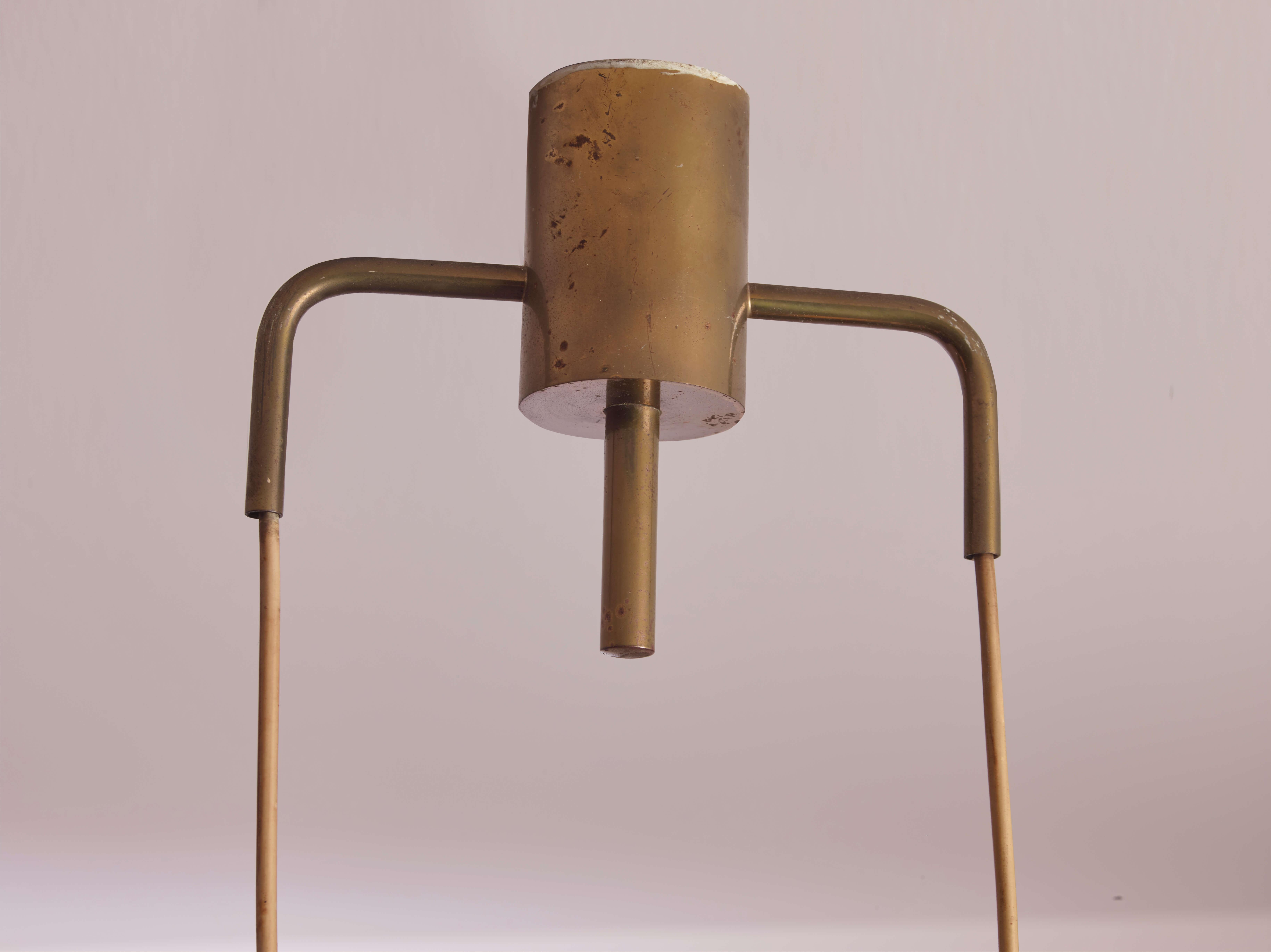 Italian Angelo Lelii adjustable two-light chandelier for Arredoluce, Italy, 1957 For Sale