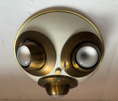 Angelo Lelii Arredoluce Monza 1955 Italienische Einbau-Deckenleuchte