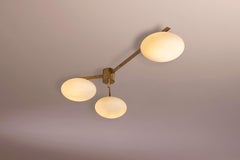 Angelo Lelii certified 3 Lune ceiling or wall light for Arredoluce, Italy 1960s
