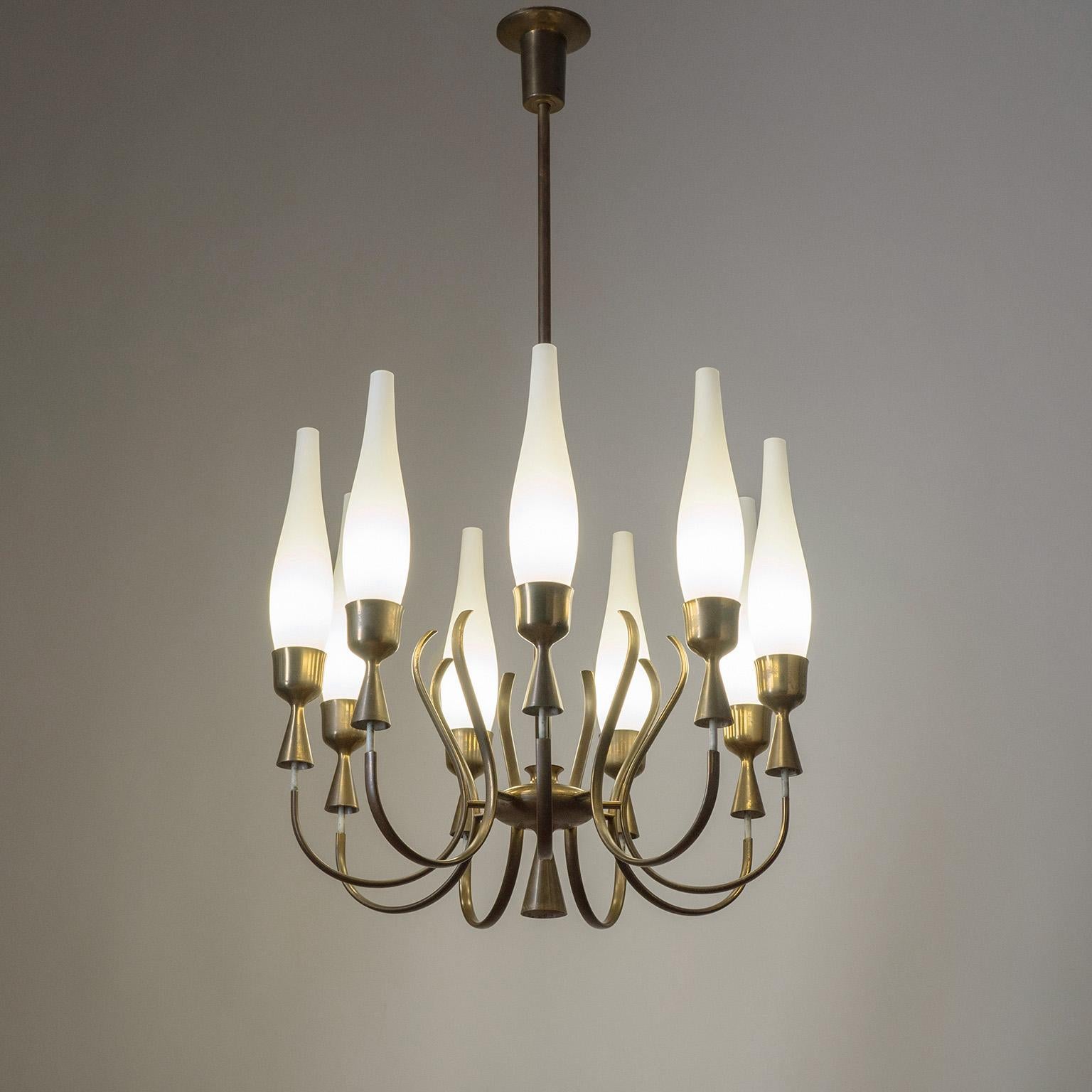 Angelo Lelii Chandelier, 1957 For Sale 2