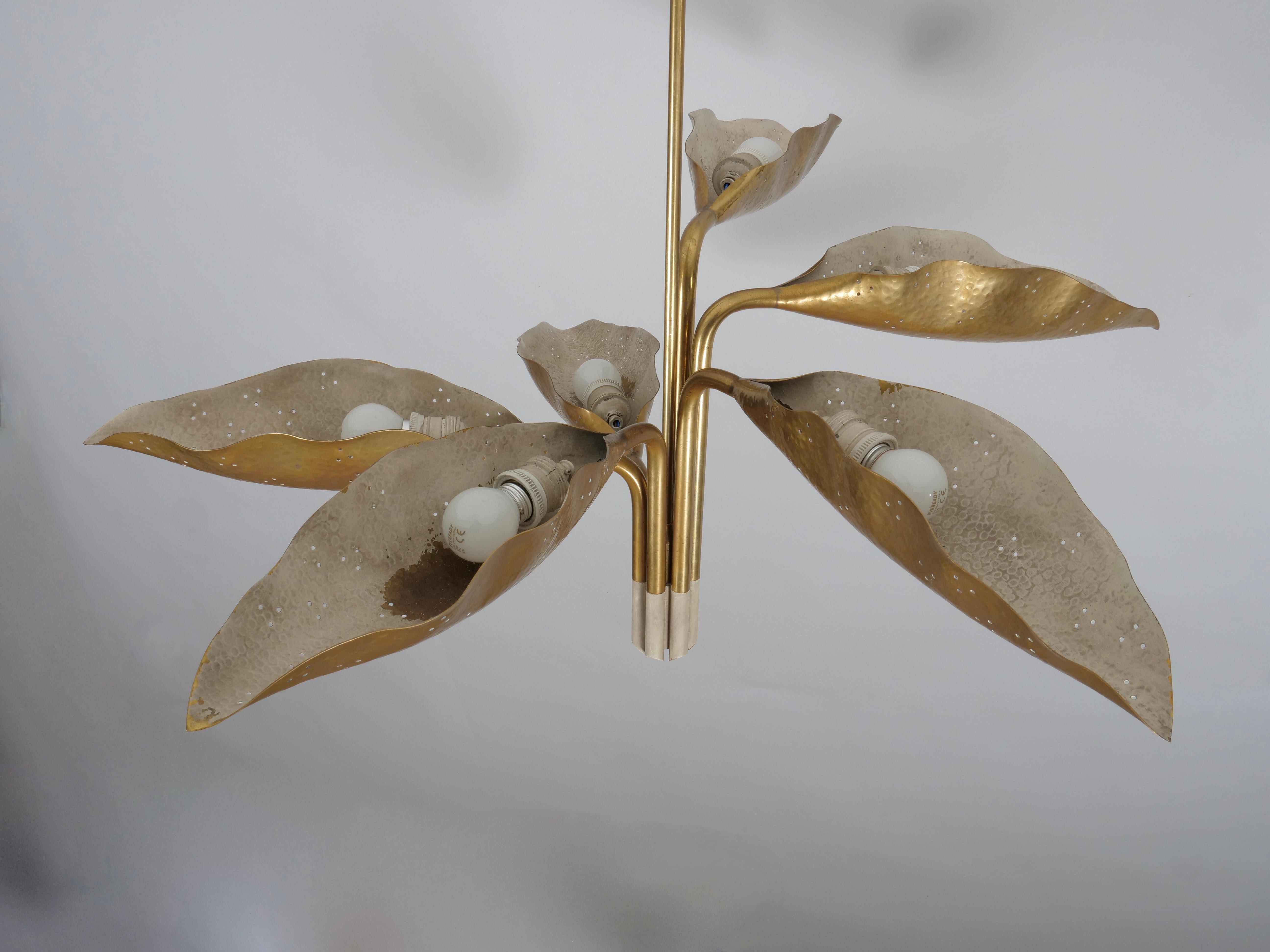 Angelo Lelii chandelier for Arredoluce, Monza c1951 en venta 3