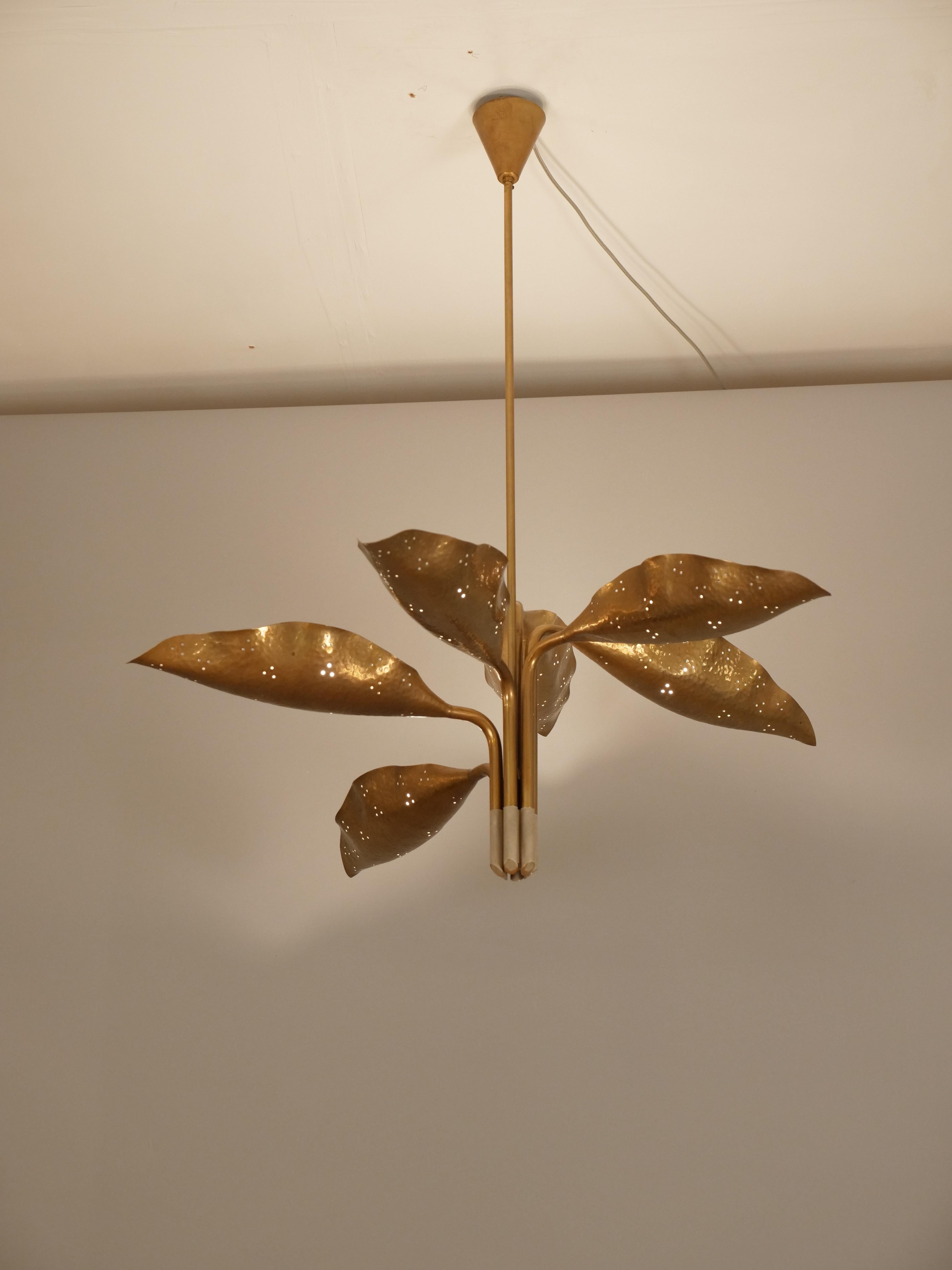Angelo Lelii chandelier for Arredoluce, Monza c1951 Moderno de mediados de siglo en venta