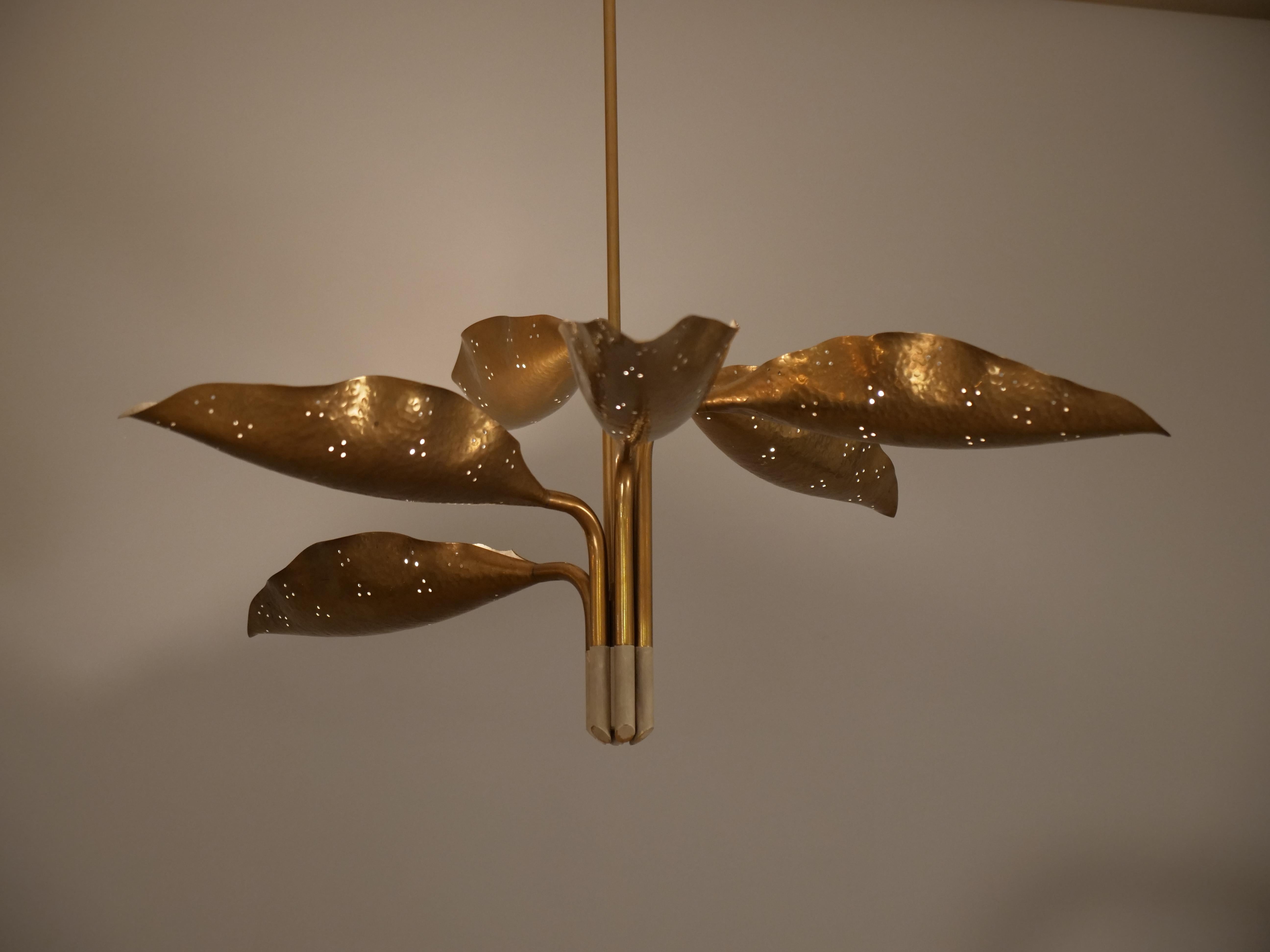 Angelo Lelii chandelier for Arredoluce, Monza c1951 mediados del siglo XX en venta