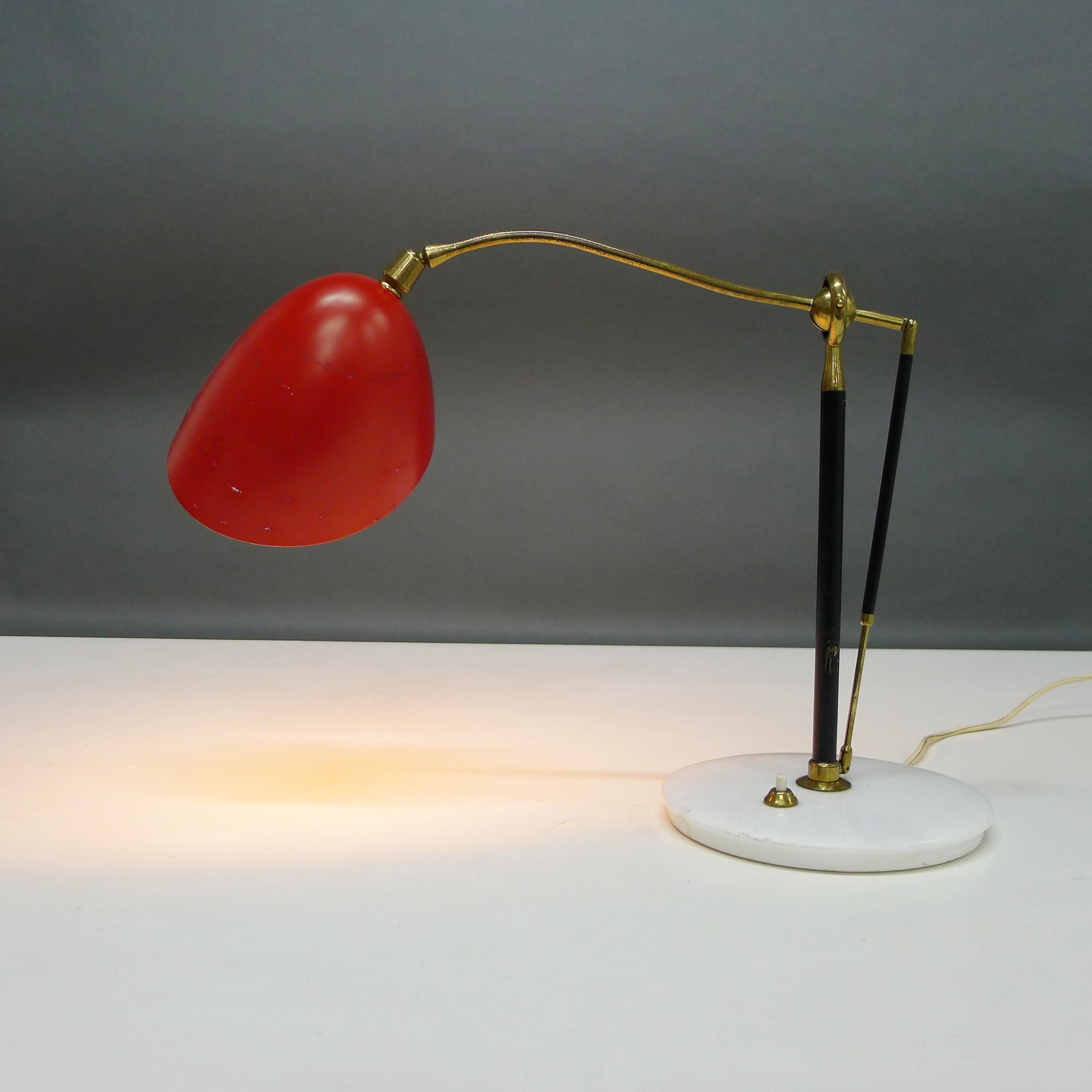 Angelo Lelii, Desk or Table Lamp, model 12401, Arredoluce, Italy, circa 1952 For Sale 1