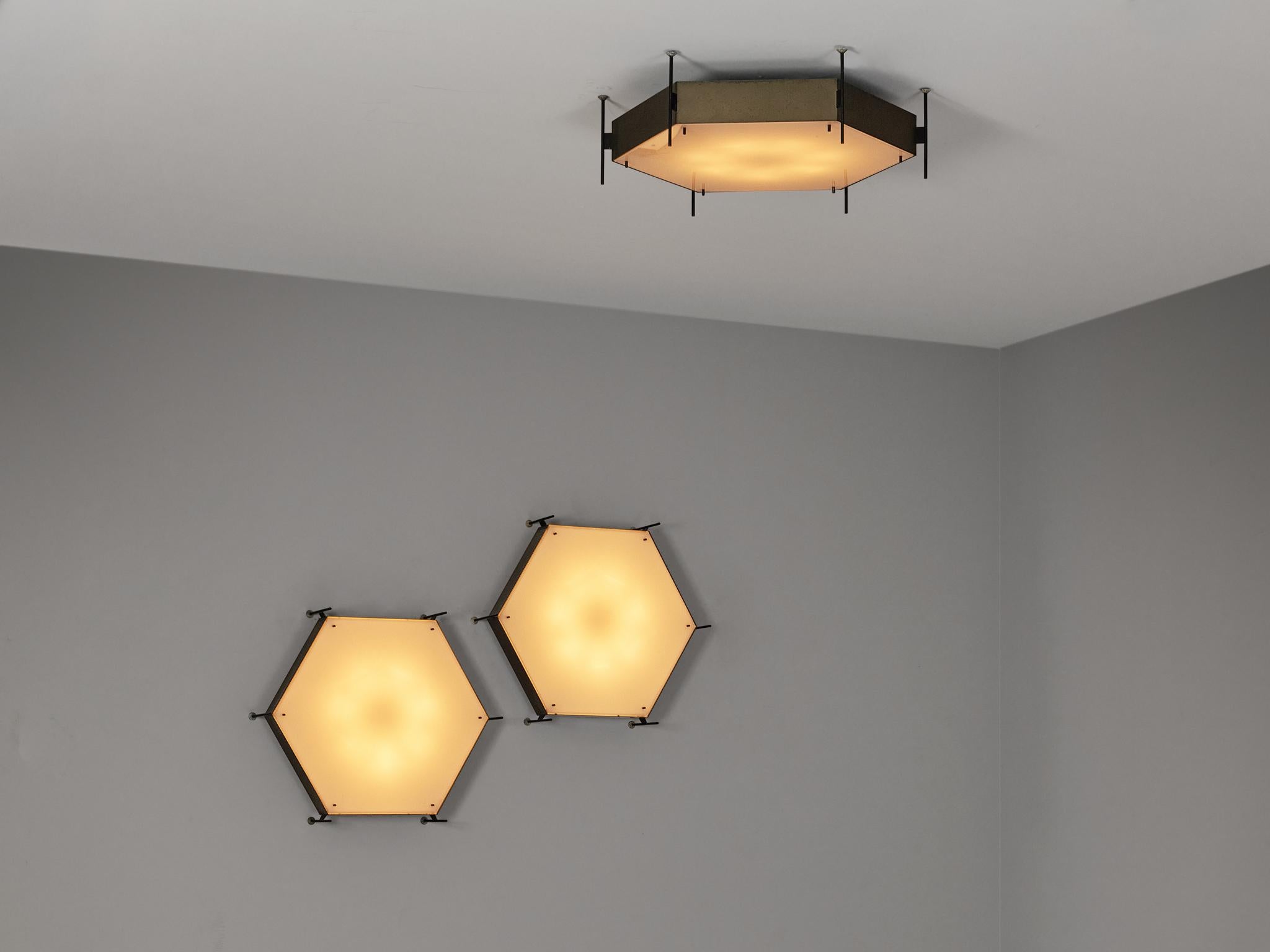  Angelo Lelii for Arredoluce '12712' Ceiling Lights  For Sale 3