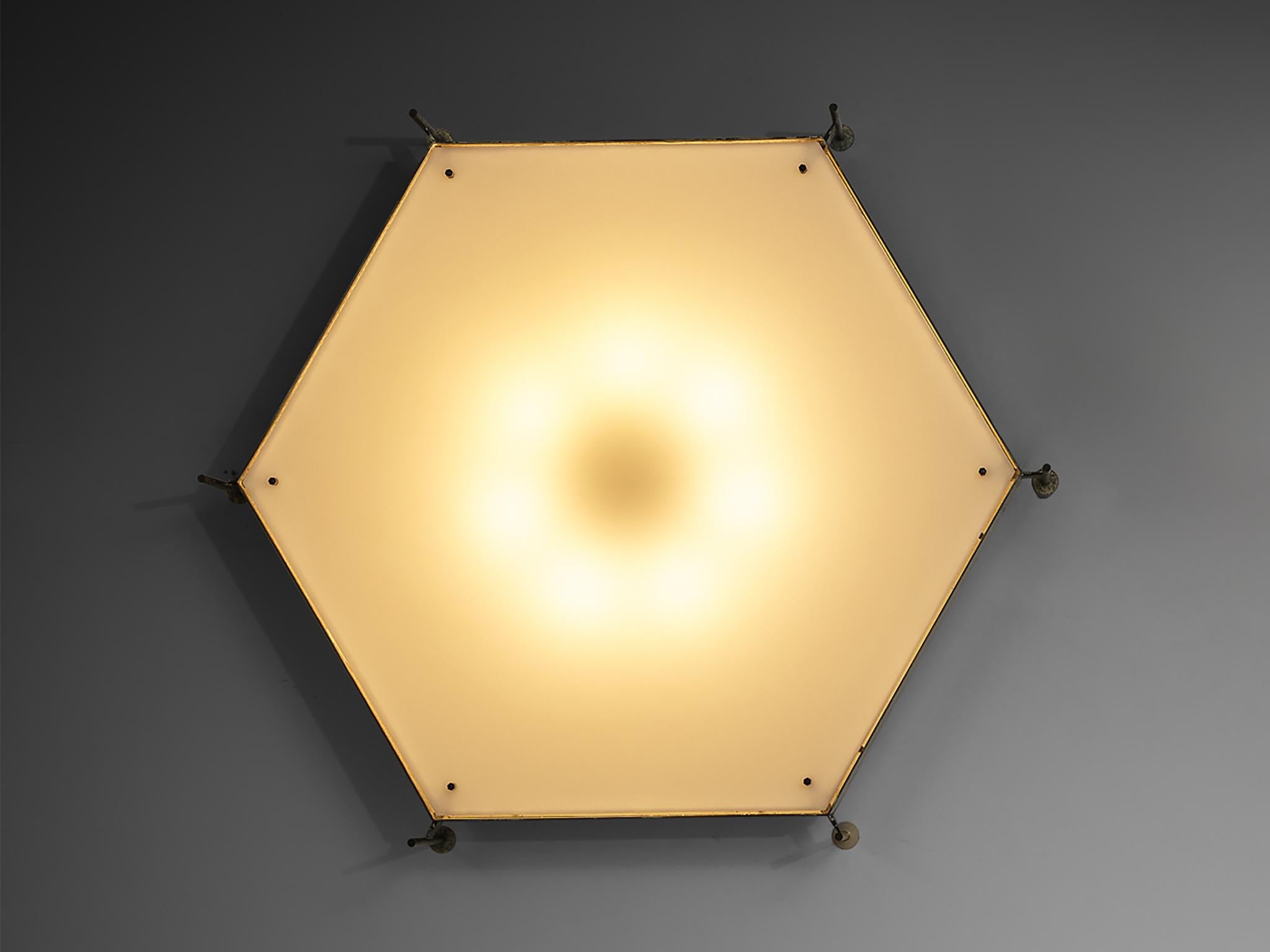 Angelo Lelii para Arredoluce '12712' Lámpara de techo o pared Italiano en venta