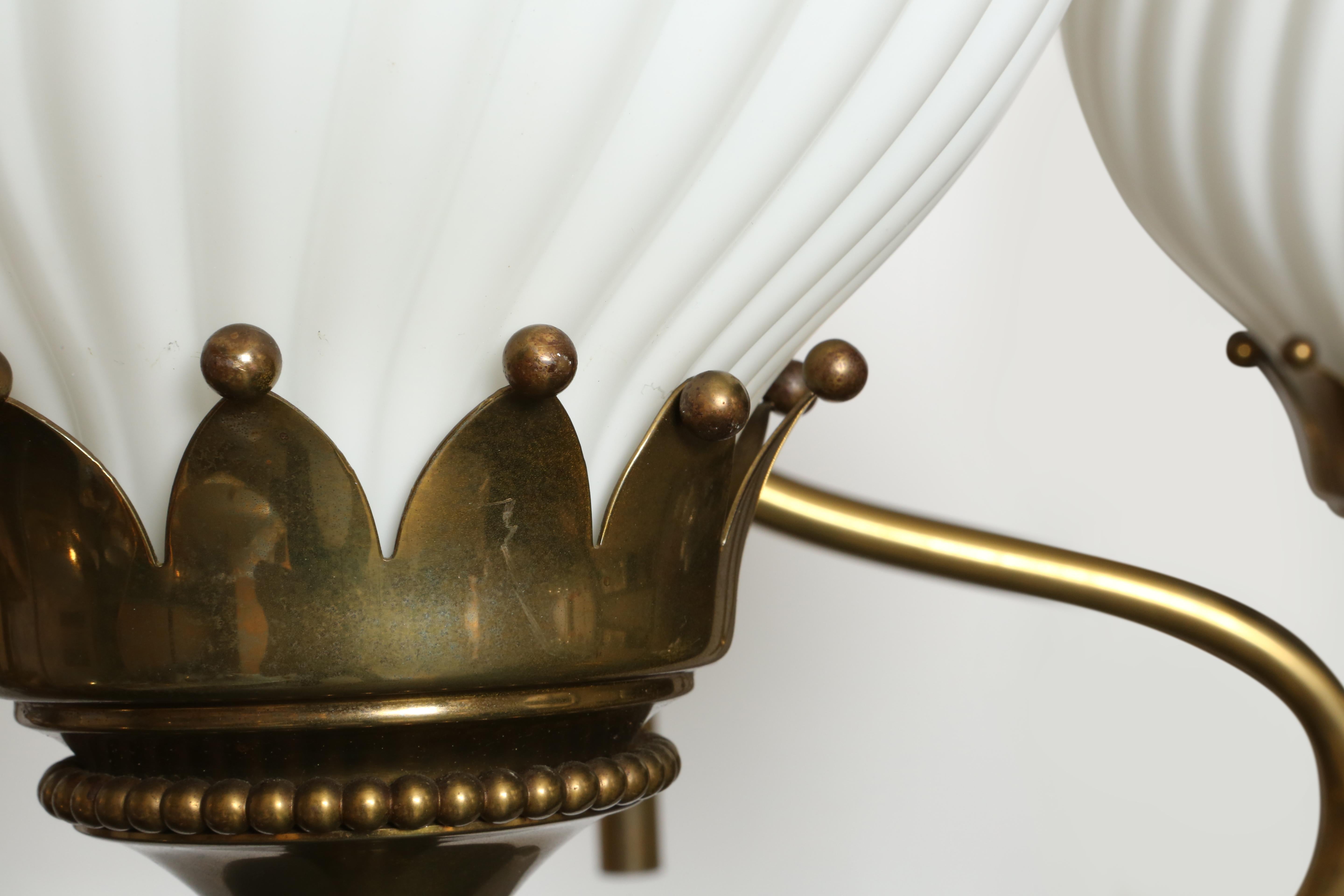 Angelo Lelii pour Arredoluce Lustre, grand Italie circa 1960s en vente 6