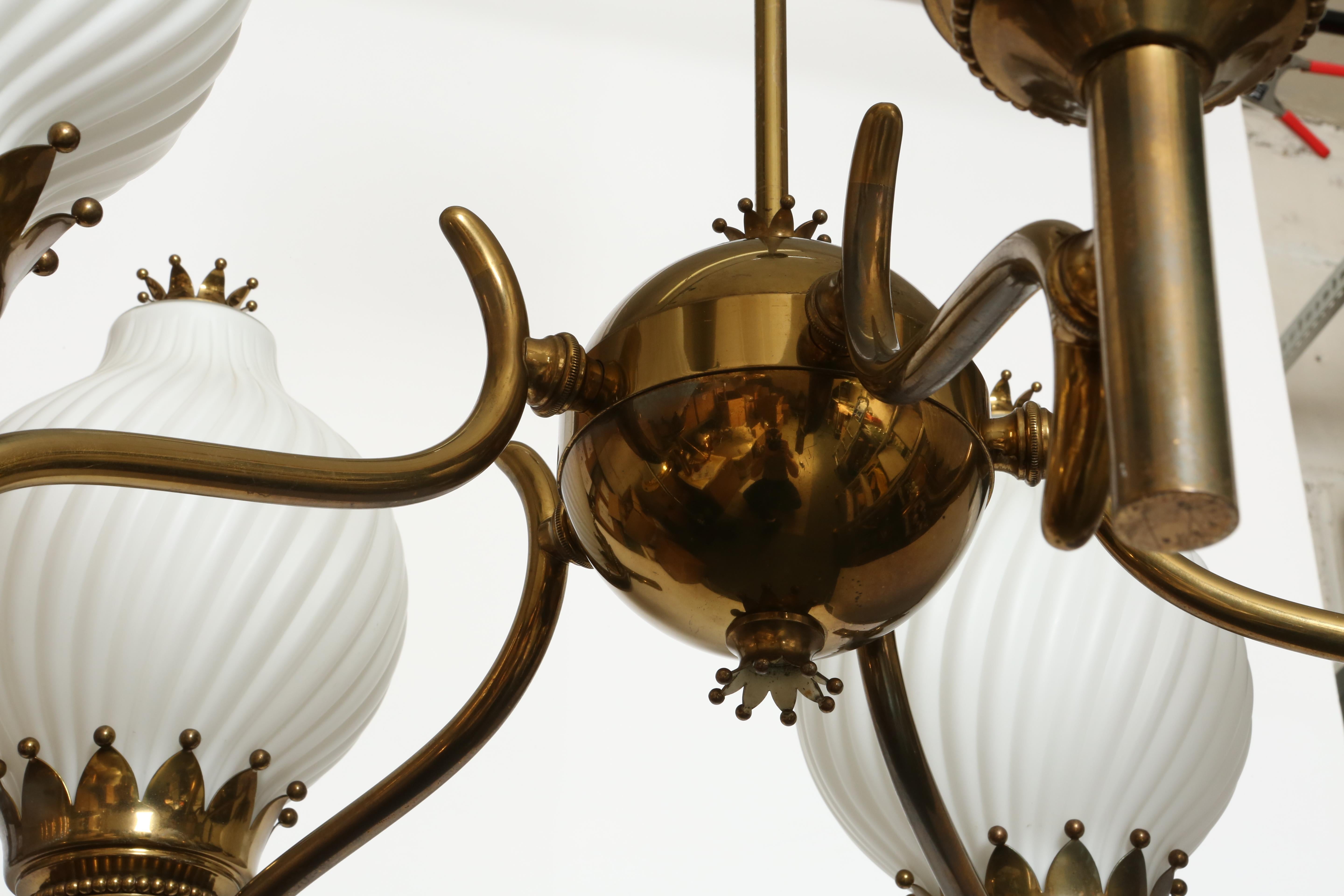 Angelo Lelii pour Arredoluce Lustre, grand Italie circa 1960s en vente 11