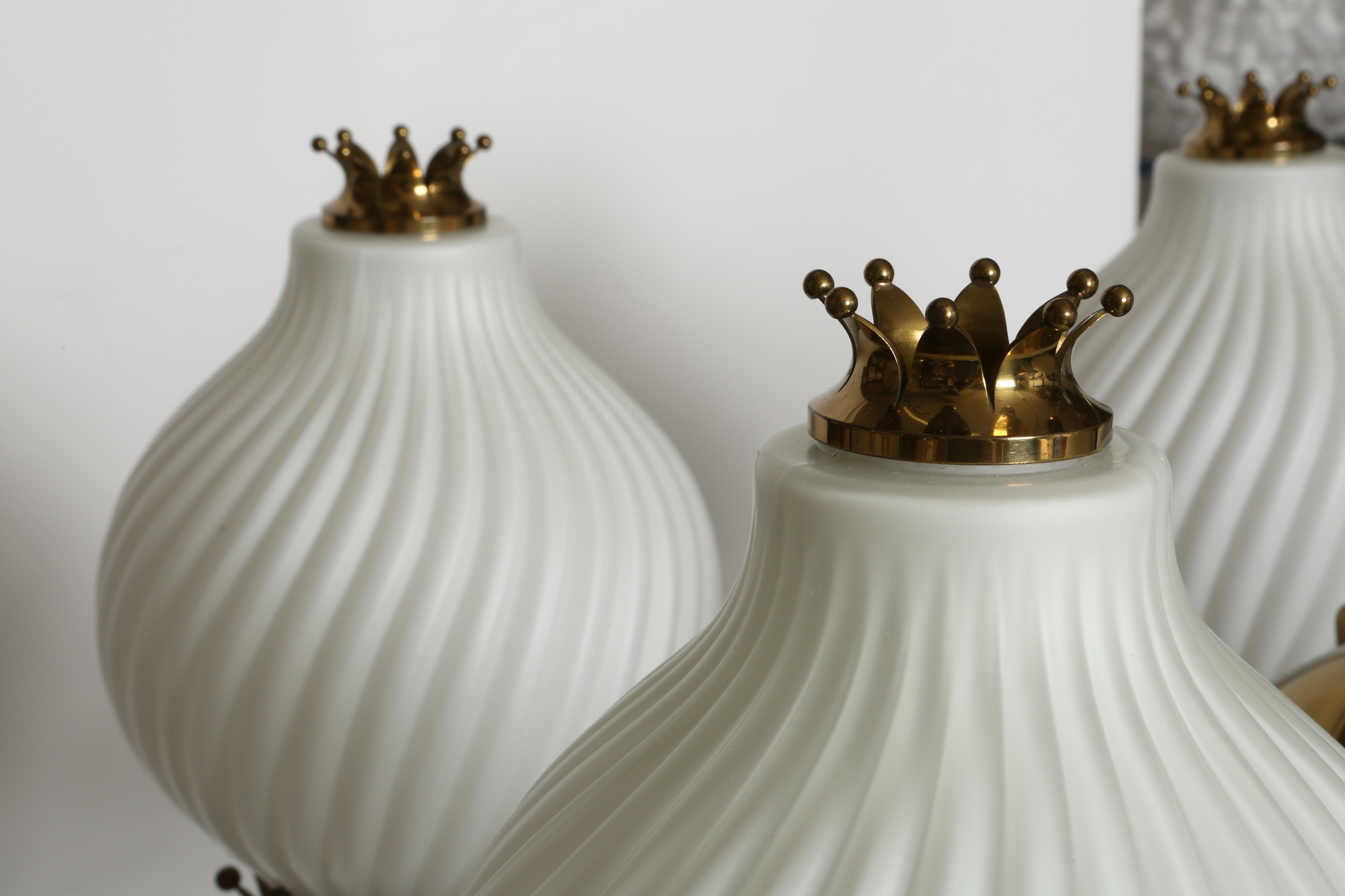 Angelo Lelii pour Arredoluce Lustre, grand Italie circa 1960s en vente 13