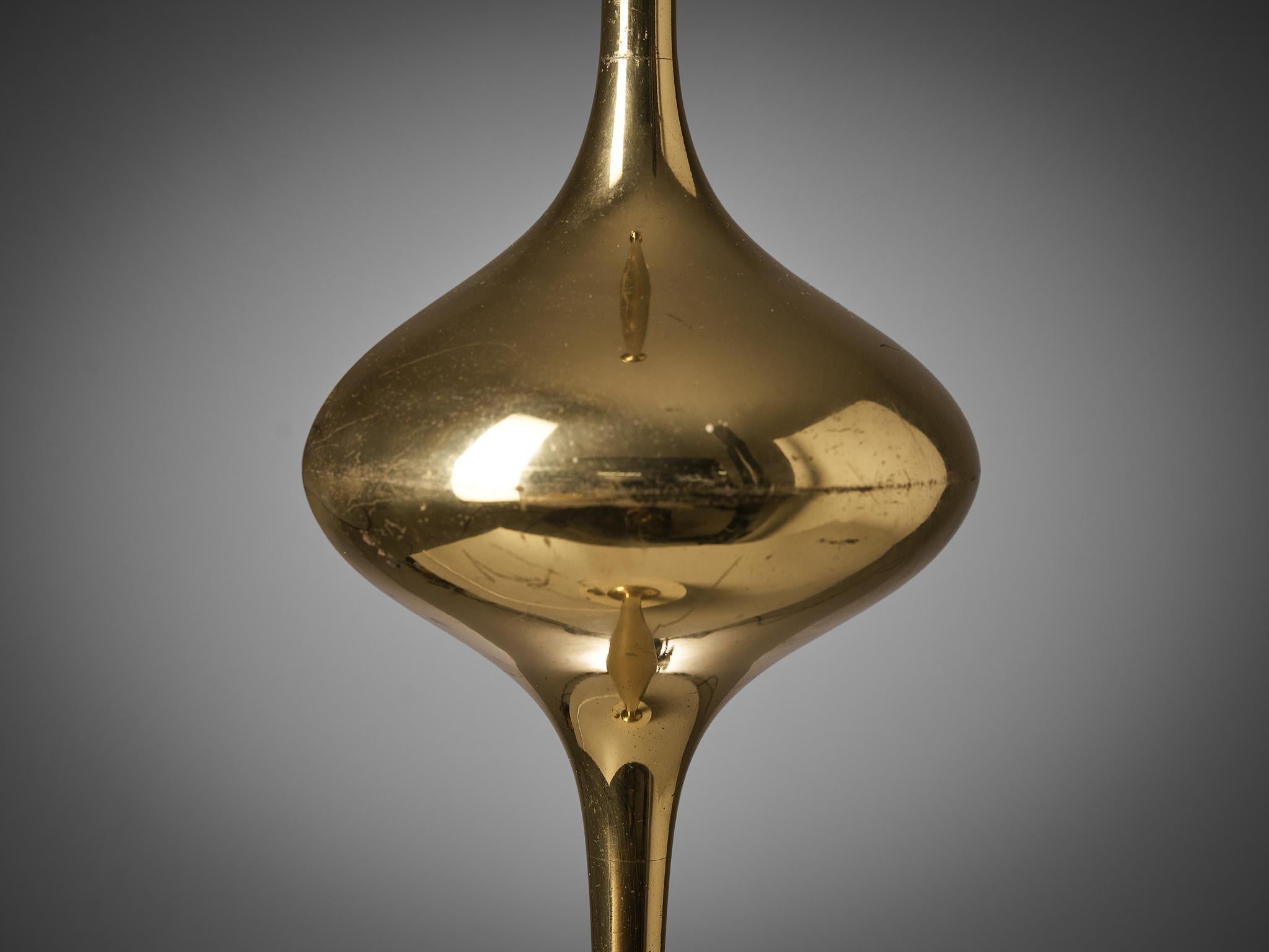Angelo Lelii for Arredoluce ‘Cobra’ Table Lamp in Brass 4