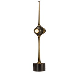 Angelo Lelii for Arredoluce ‘Cobra’ Table Lamp in Brass
