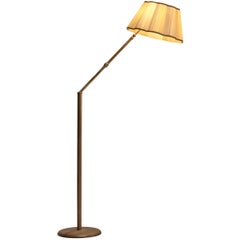 Angelo Lelii for Arredoluce Early 'Tris' Floor Lamp in Brass