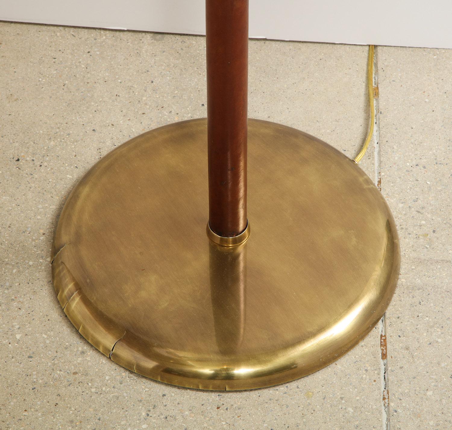 Brass Angelo Lelii for Arredoluce Floor Lamp