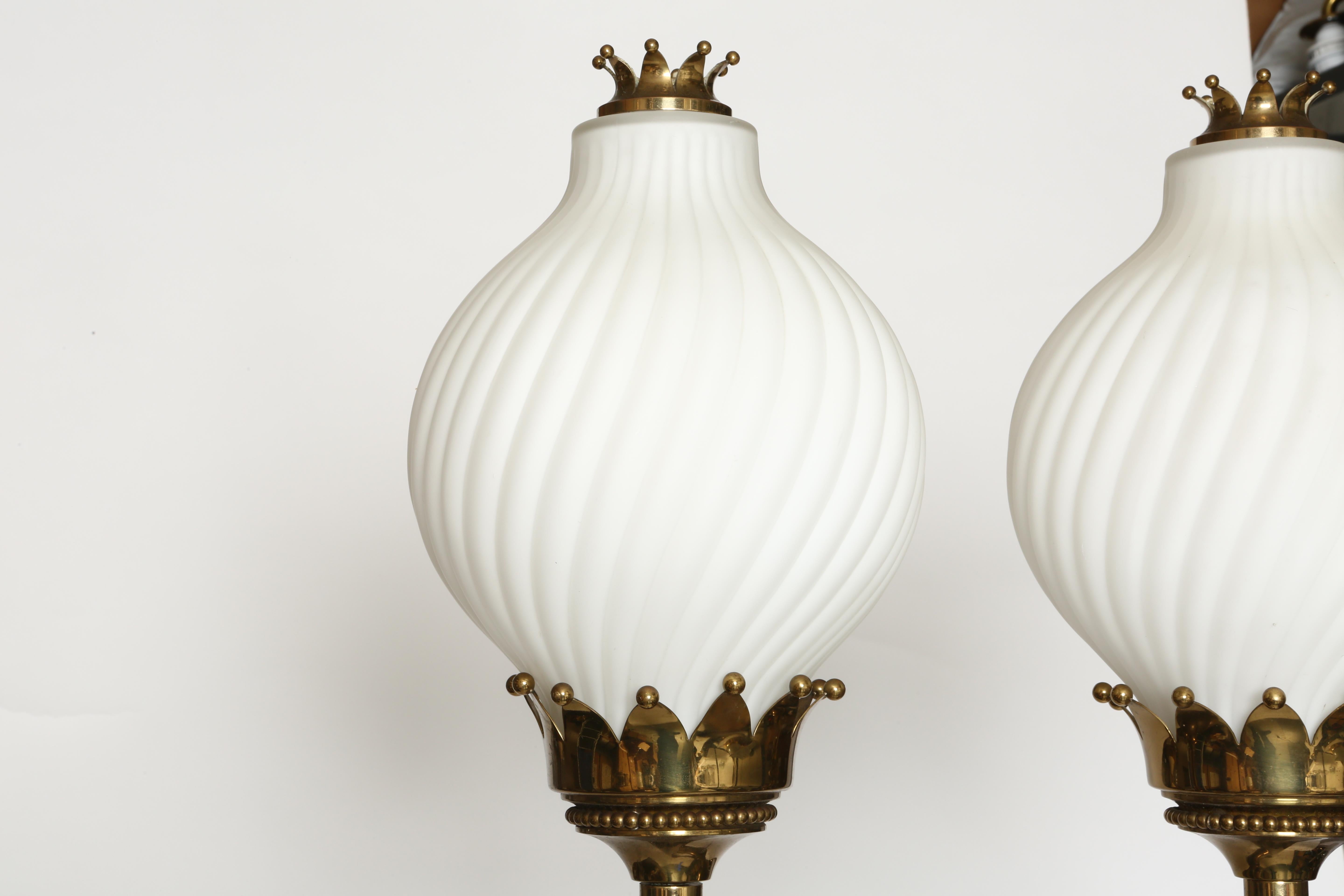 Brass Angelo Lelii for Arredoluce floor lamp, Italy circa 1960s For Sale