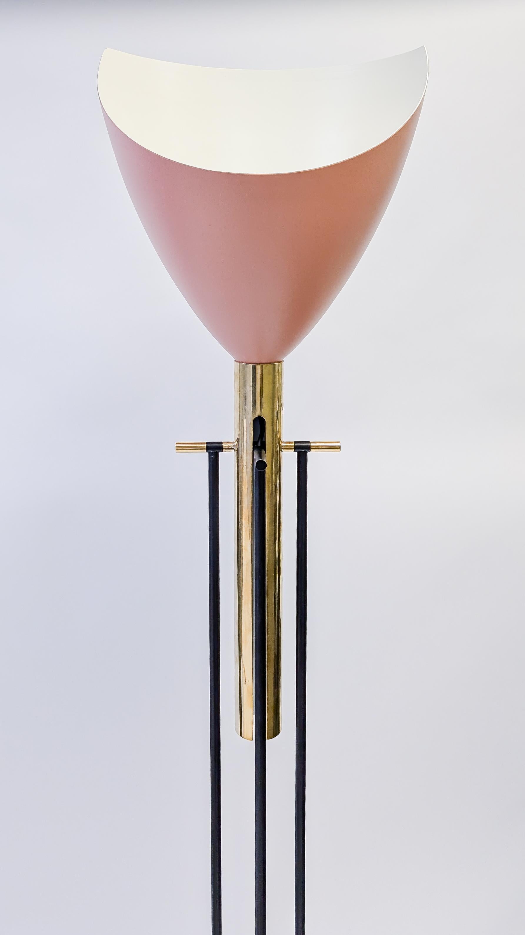 italien Angelo Lelii pour Arredoluce, lampadaire 
