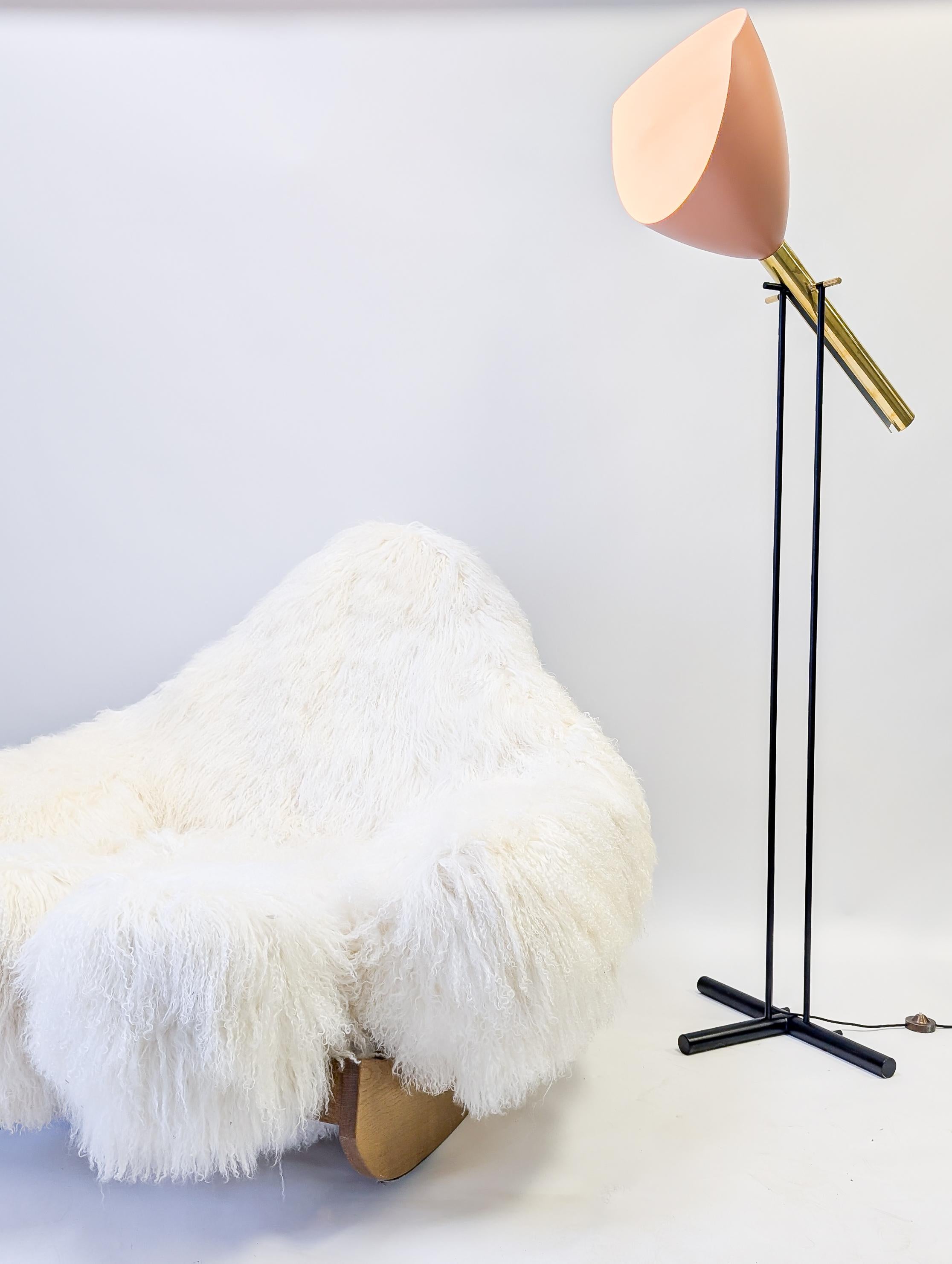 Angelo Lelii pour Arredoluce, lampadaire 