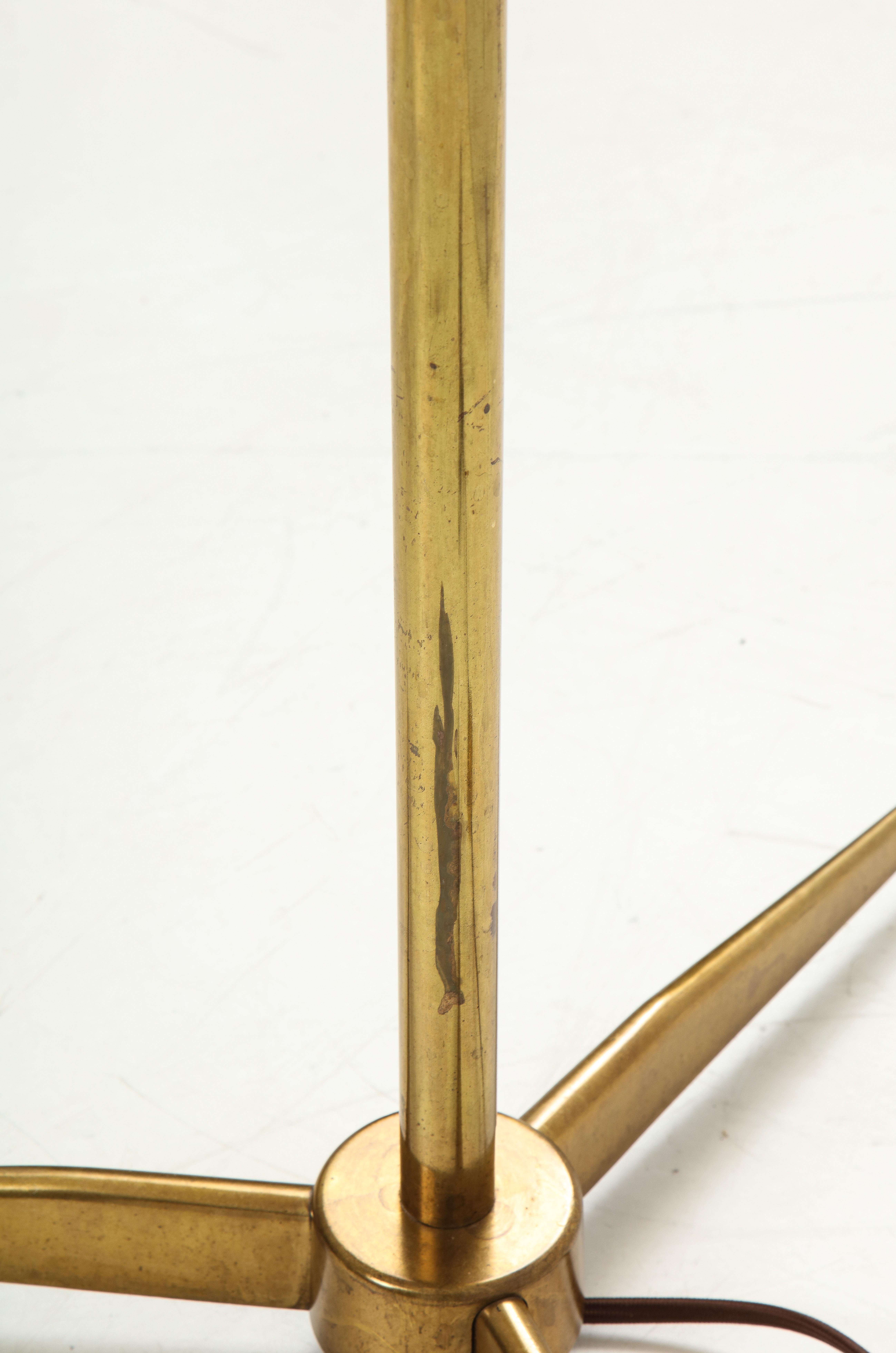 Mid-20th Century Angelo Lelii for Arredoluce Original Rare Triennale Floor Lamp Model 12128
