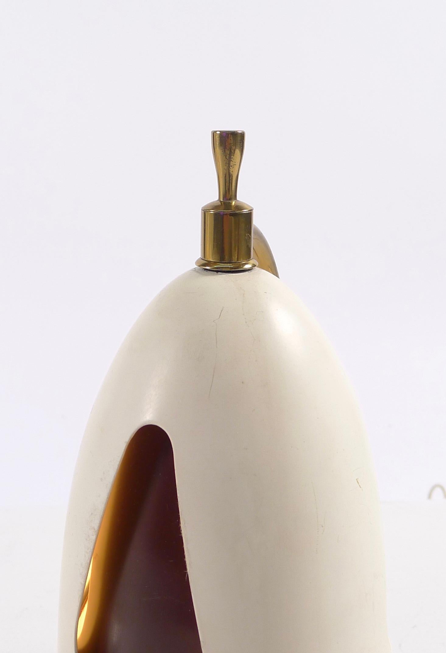 Italiano Angelo Lelii per Arredoluce, Coppia di lampade da tavolo italiane, modello 12398, 1952 in vendita