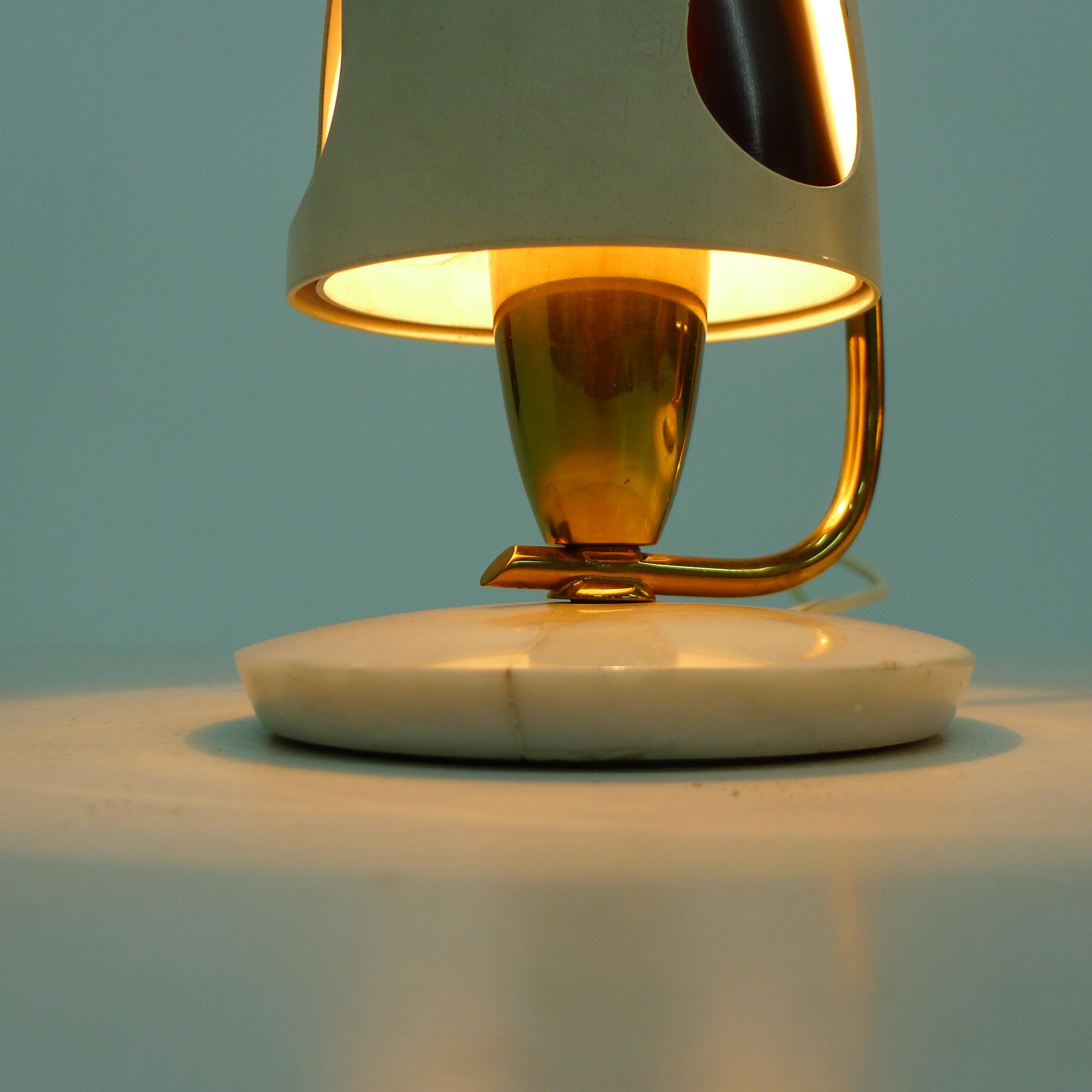 Angelo Lelii per Arredoluce, Coppia di lampade da tavolo italiane, modello 12398, 1952 in vendita 2