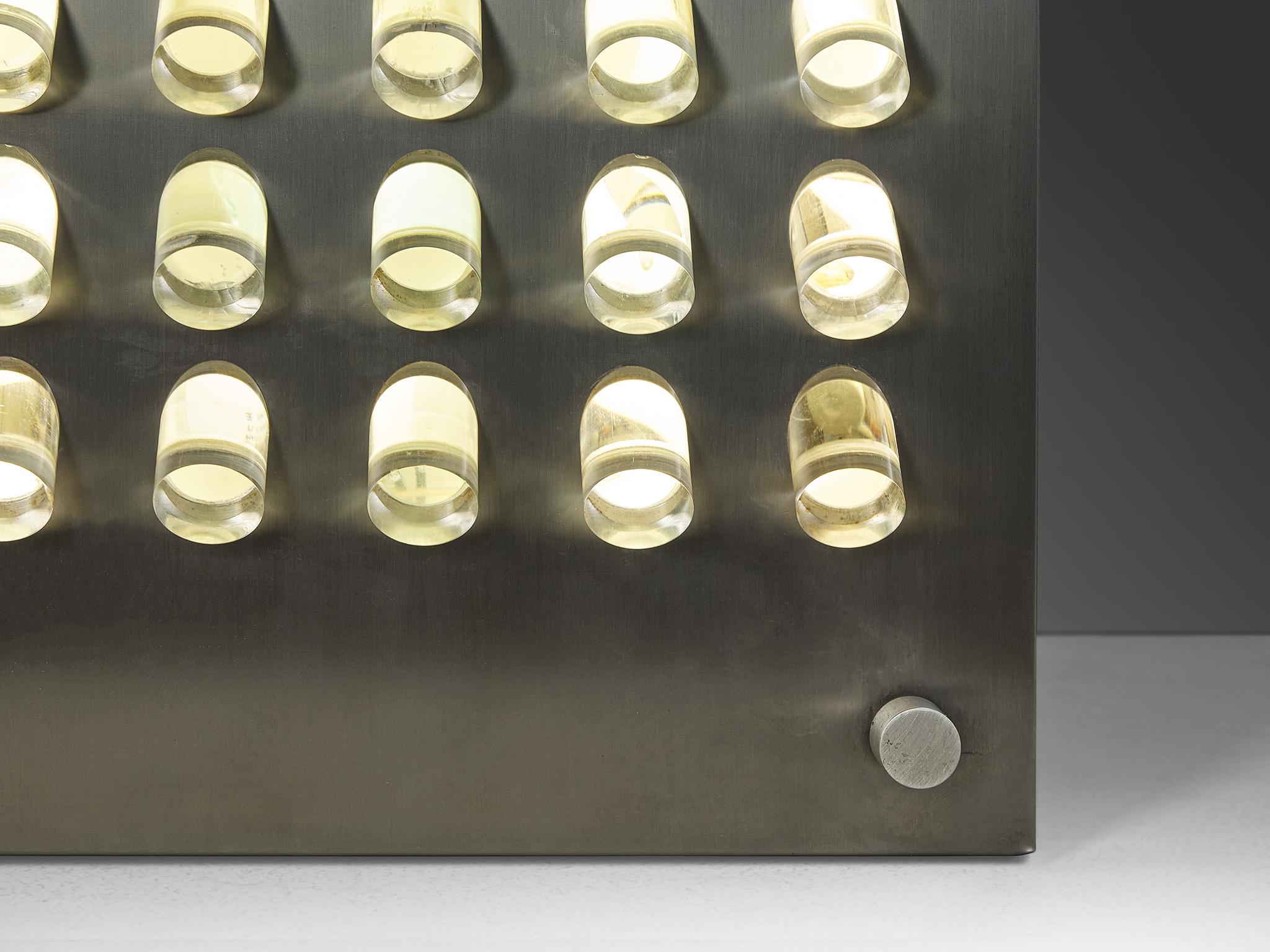 Steel Angelo Lelii for Arredoluce ‘President’ Table Lamp