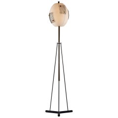Angelo Lelii for Arredoluce Rare Floor Lamp Model 12626 Italian Design 1950s