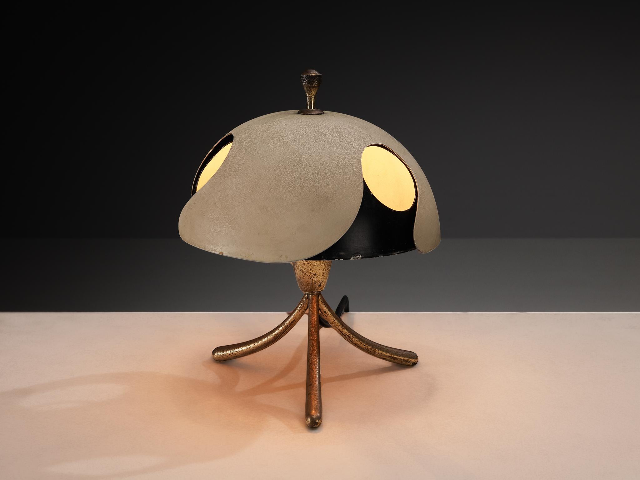 Angelo Lelii para Arredoluce Raro par de lámparas de mesa en venta 3