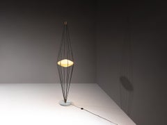 Lampada da terra 'Siluro' di Angelo Lelii per Arredoluce