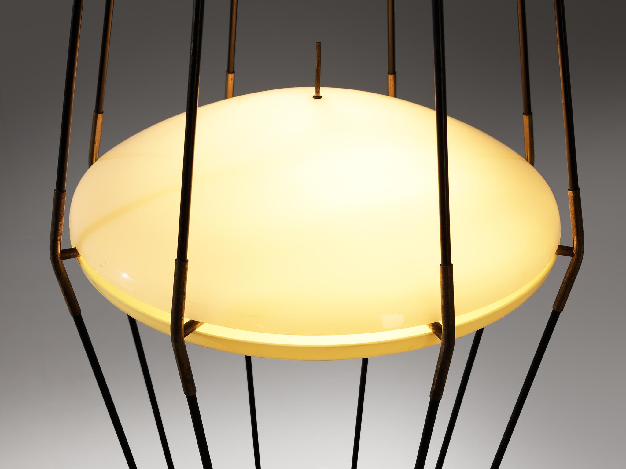 Mid-Century Modern Angelo Lelii for Arredoluce 'Siluro' Floor Lamp For Sale