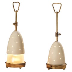 Angelo Lelii for Arredoluce 'Stellina' Table Lamps with Star Motifs