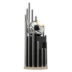 Angelo Lelii for Arredoluce Table Lamp in Chrome-plated Brass