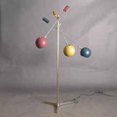 Angelo Lelii for Arredoluce, Three-Arm Floor Light, circa 1960