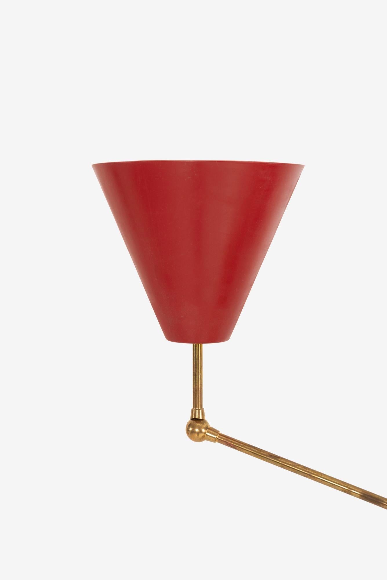 Angelo Lelii for Arredoluce Triennale Floor Lamp In Good Condition For Sale In Chicago, IL