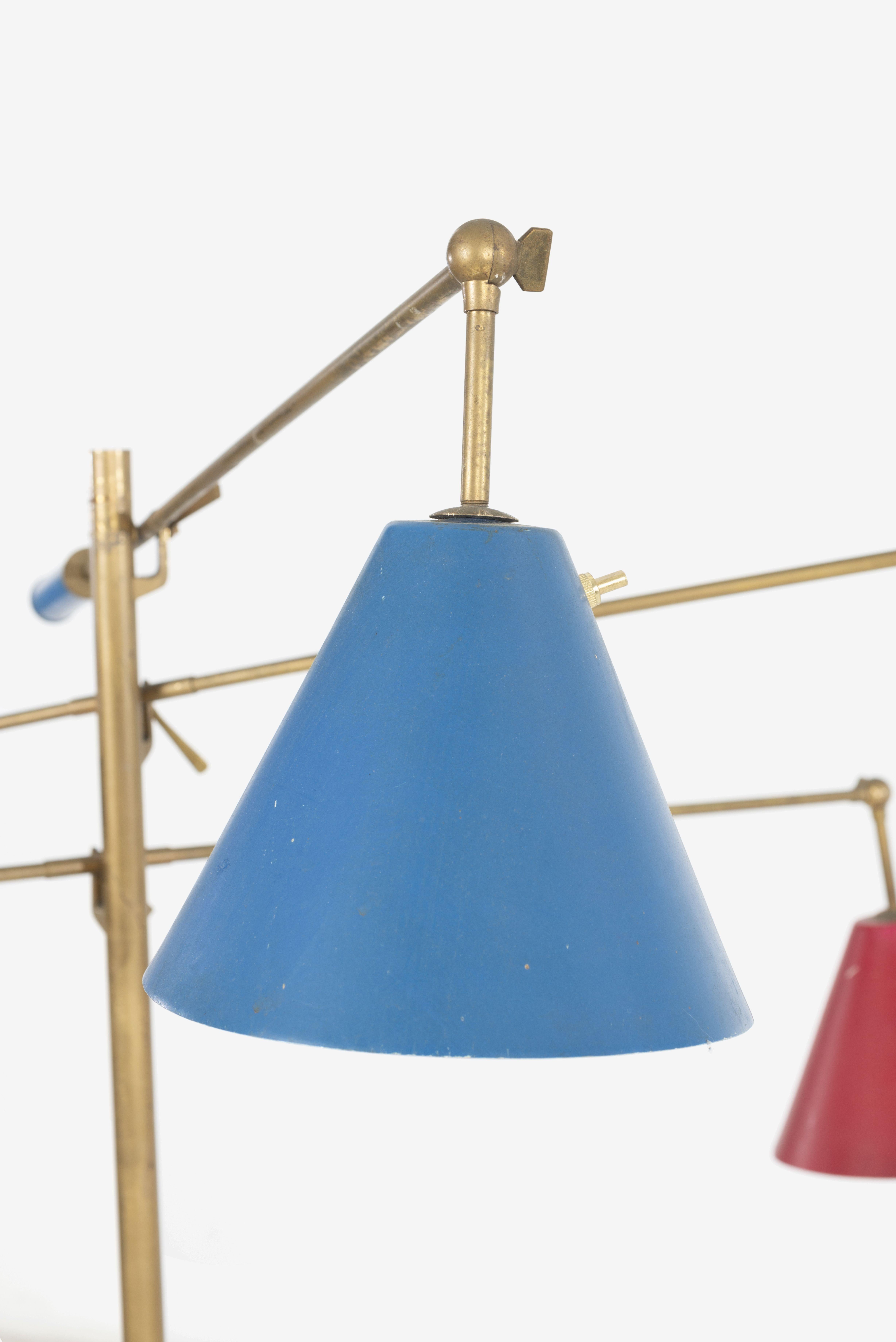Angelo Lelii for Arredoluce, Triennale Floor Lamp, Model 12128 6
