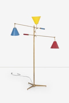 Angelo Lelii for Arredoluce, Triennale Floor Lamp, Model 12128