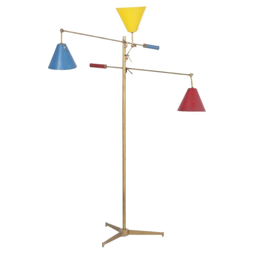 Angelo Lelii for Arredoluce, Triennale Floor Lamp, Model 12128