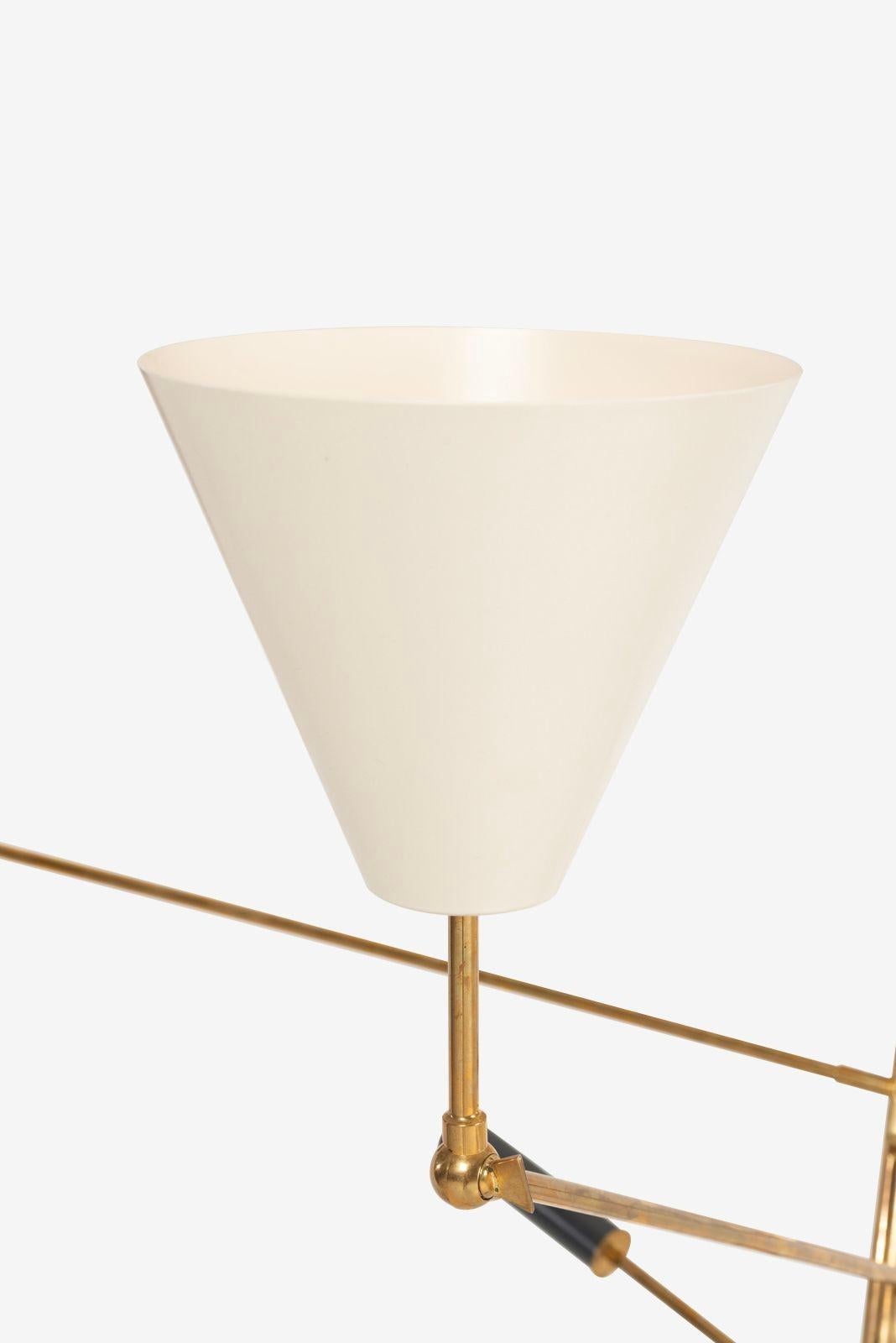 Angelo Lelii for Arredoluce Triennale Floor Lamp, model 12128 Italy, c. 1947 For Sale 3