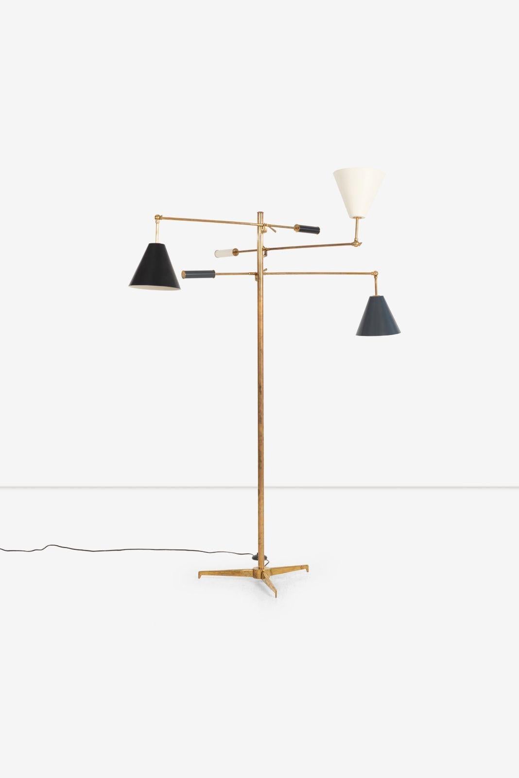 Mid-Century Modern Angelo Lelii for Arredoluce Triennale Floor Lamp, model 12128 Italy, c. 1947 For Sale