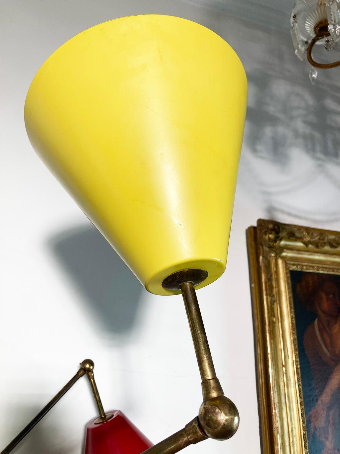 Arredoluce Triennale Floor Lamp by Angelo Lelii signed, Italy, 1951 For Sale 2