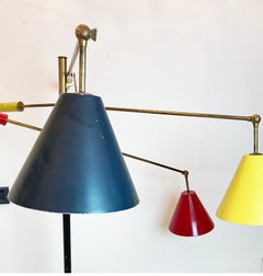 Arredoluce Triennale-Stehleuchte von Angelo Lelii, signiert, Italien, 1951