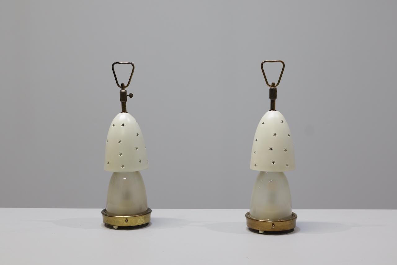 Mid-Century Modern Angelo Lelii Lampes de table mod. 12291 Arredoluce Monza Italie années 1950 en vente