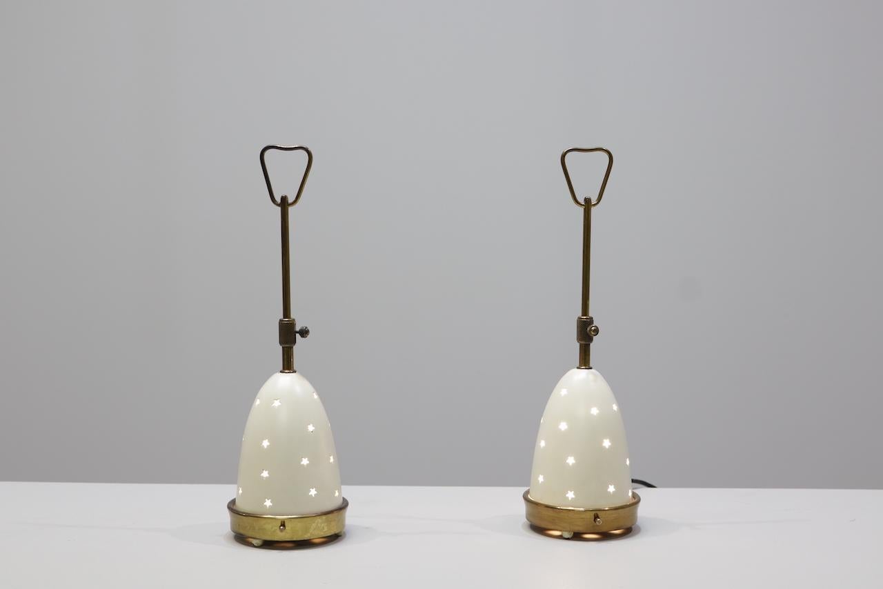 Mid-20th Century Angelo Lelii Lampes de table mod. 12291 Arredoluce Monza Italie années 1950 en vente