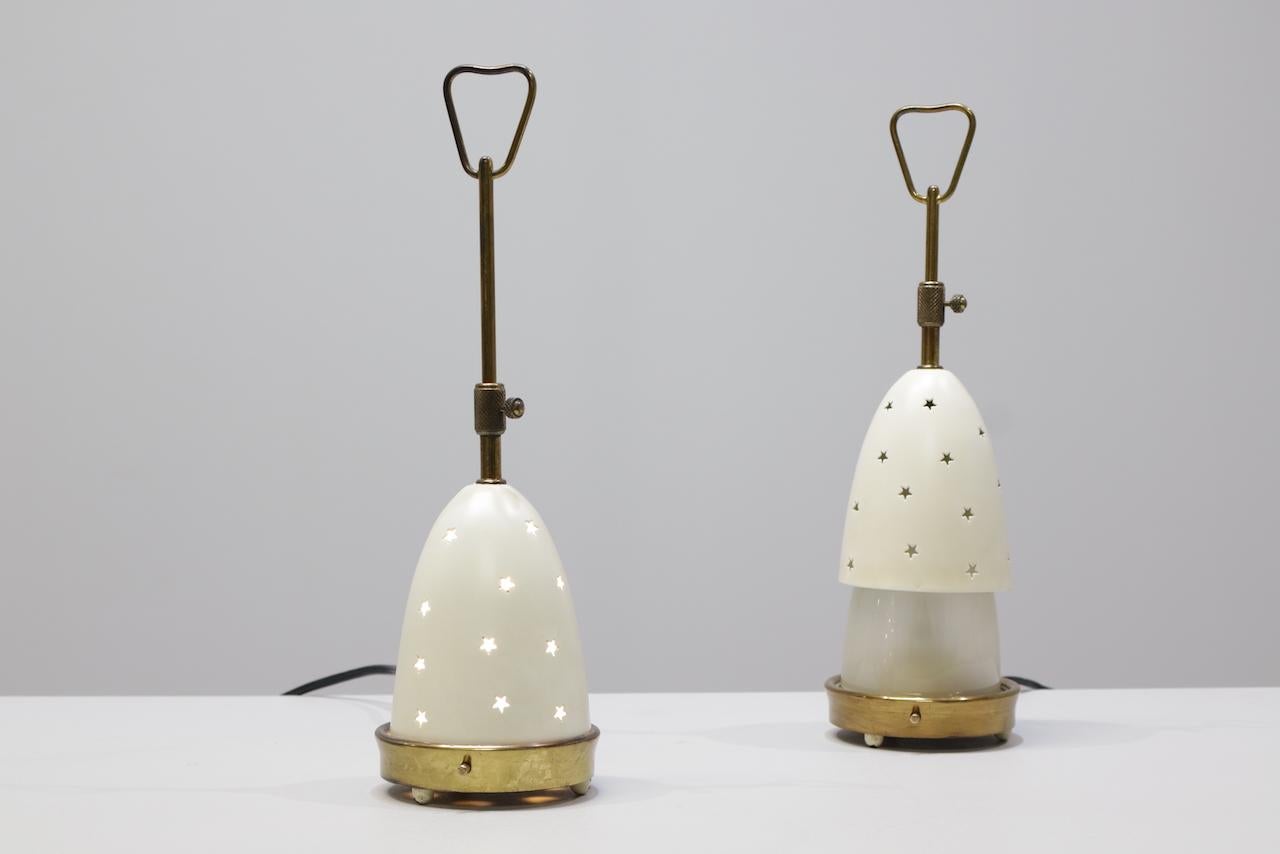Angelo Lelii Lampes de table mod. 12291 Arredoluce Monza Italie années 1950 en vente 2