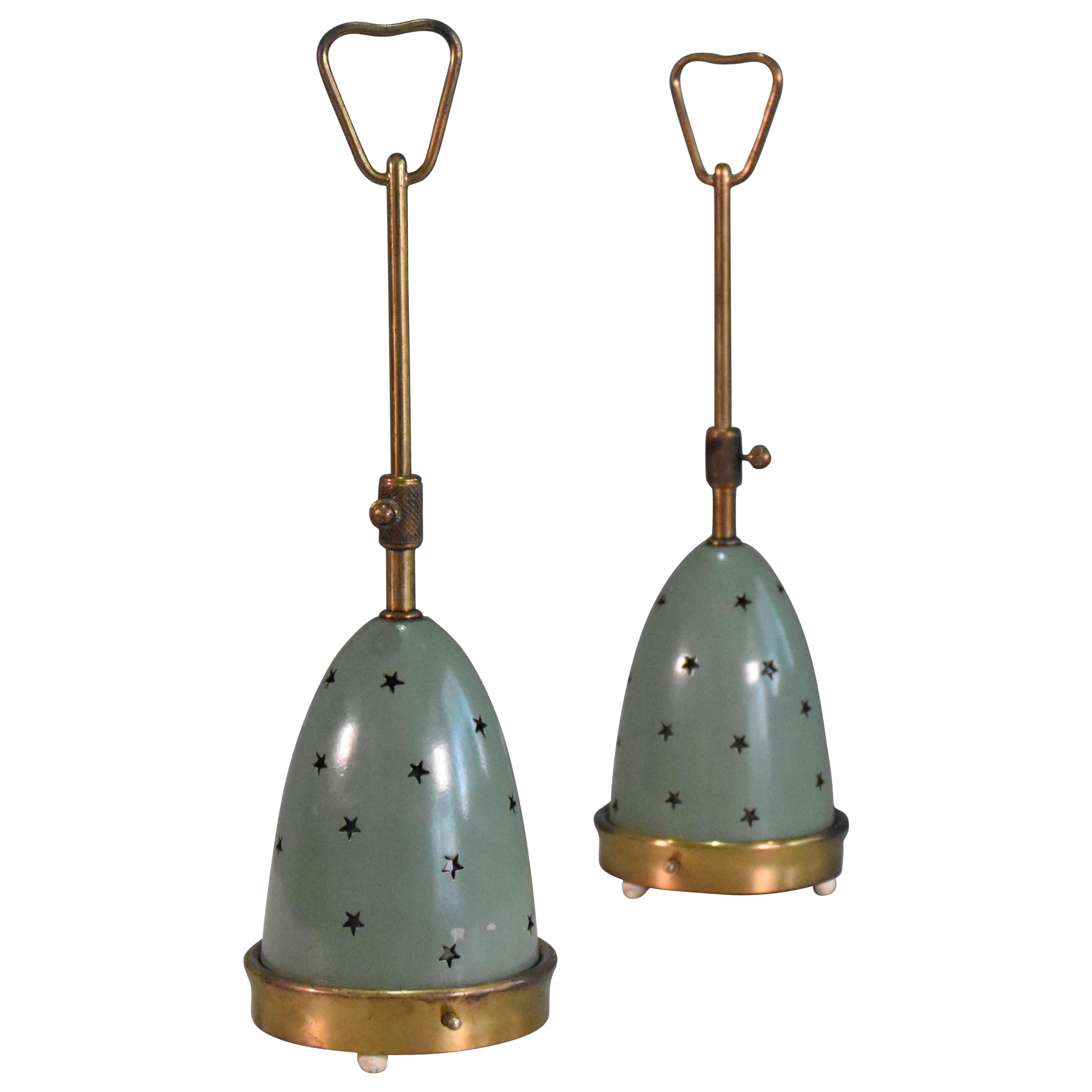 Angelo Lelii Table Lamps mod. 12291 Arredoluce Monza Italy 1950s