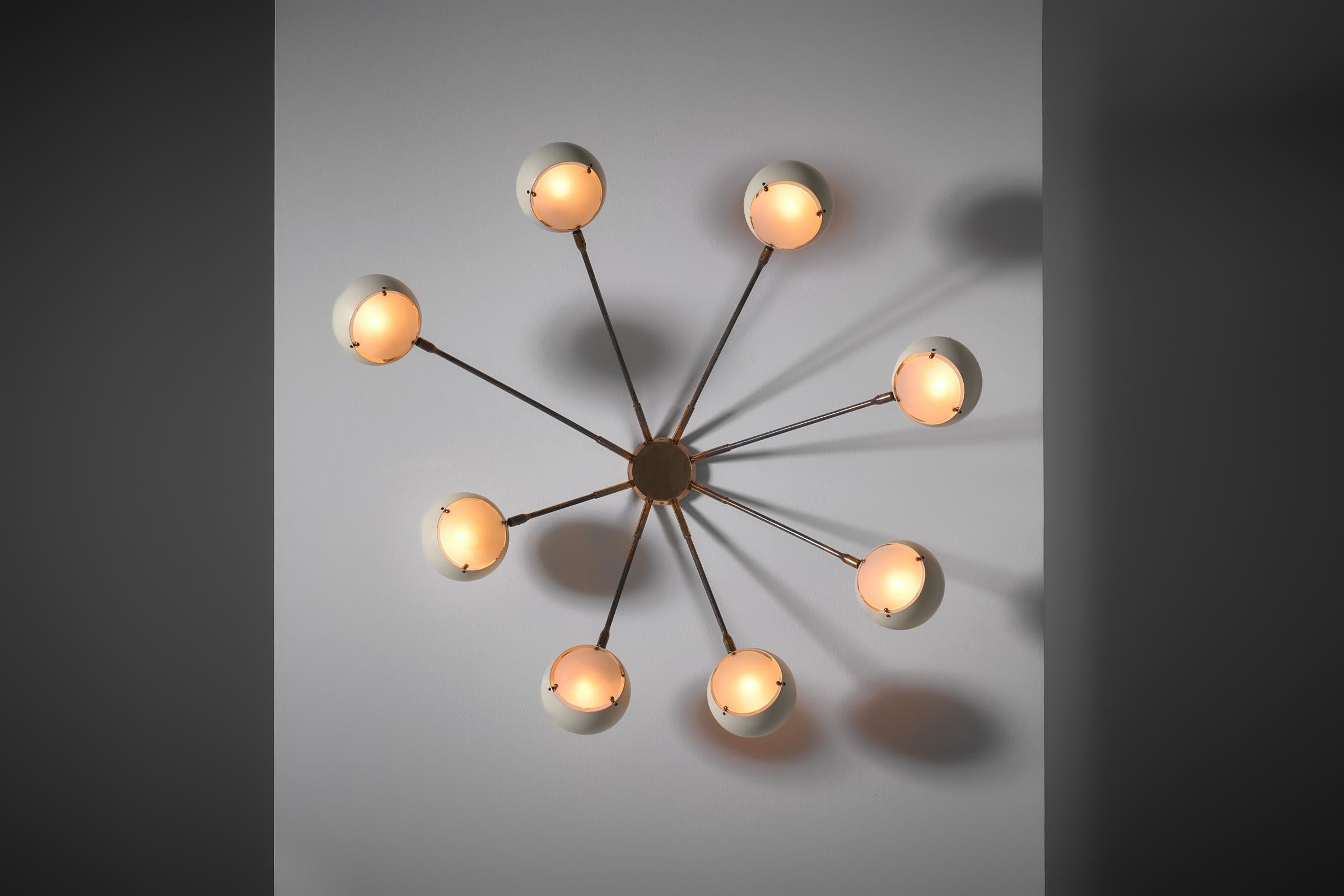 Luminaire Angelo Lelii pour Arredoluce, Italie vers 1953 en vente 6